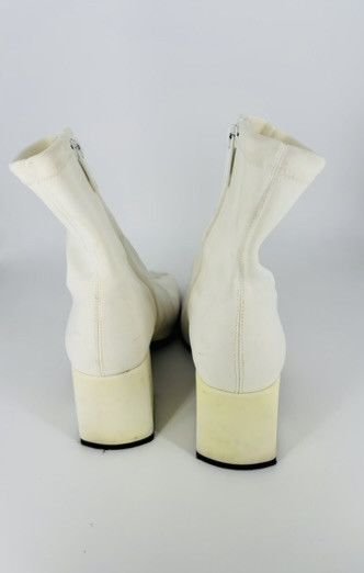 Courreges Courrèges White Leather Ankle Boots – US 6.5 Size US 6.5 / IT 36.5 - 4 Thumbnail