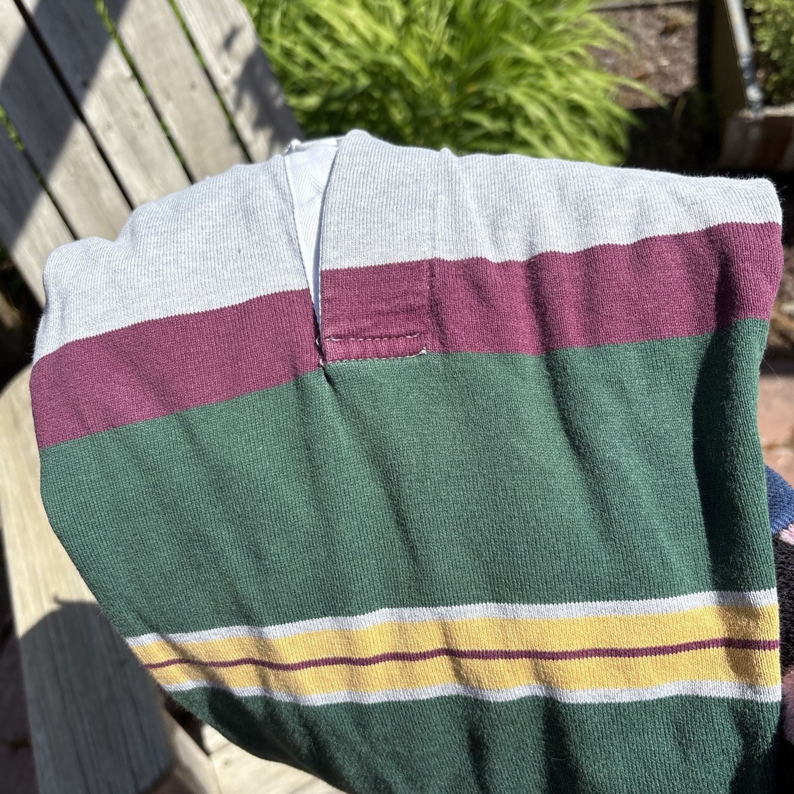 Eddie Bauer Eddie Bauer Mens Large Polo Rugby Shirt Long Sleeve Striped Size US L / EU 52-54 / 3 - 8 Thumbnail