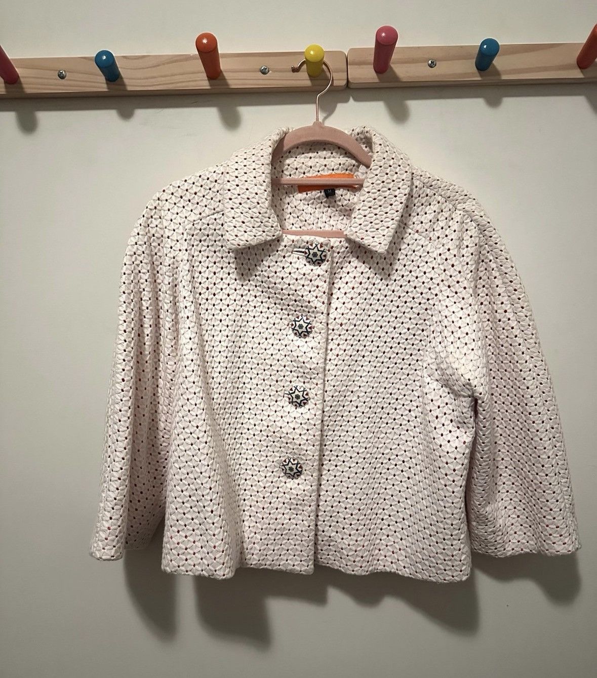 Vintage Vintage - Cynthia Steffe - Textured Cotton Jacket - Size M Size M / US 6-8 / IT 42-44 - 1 Thumbnail