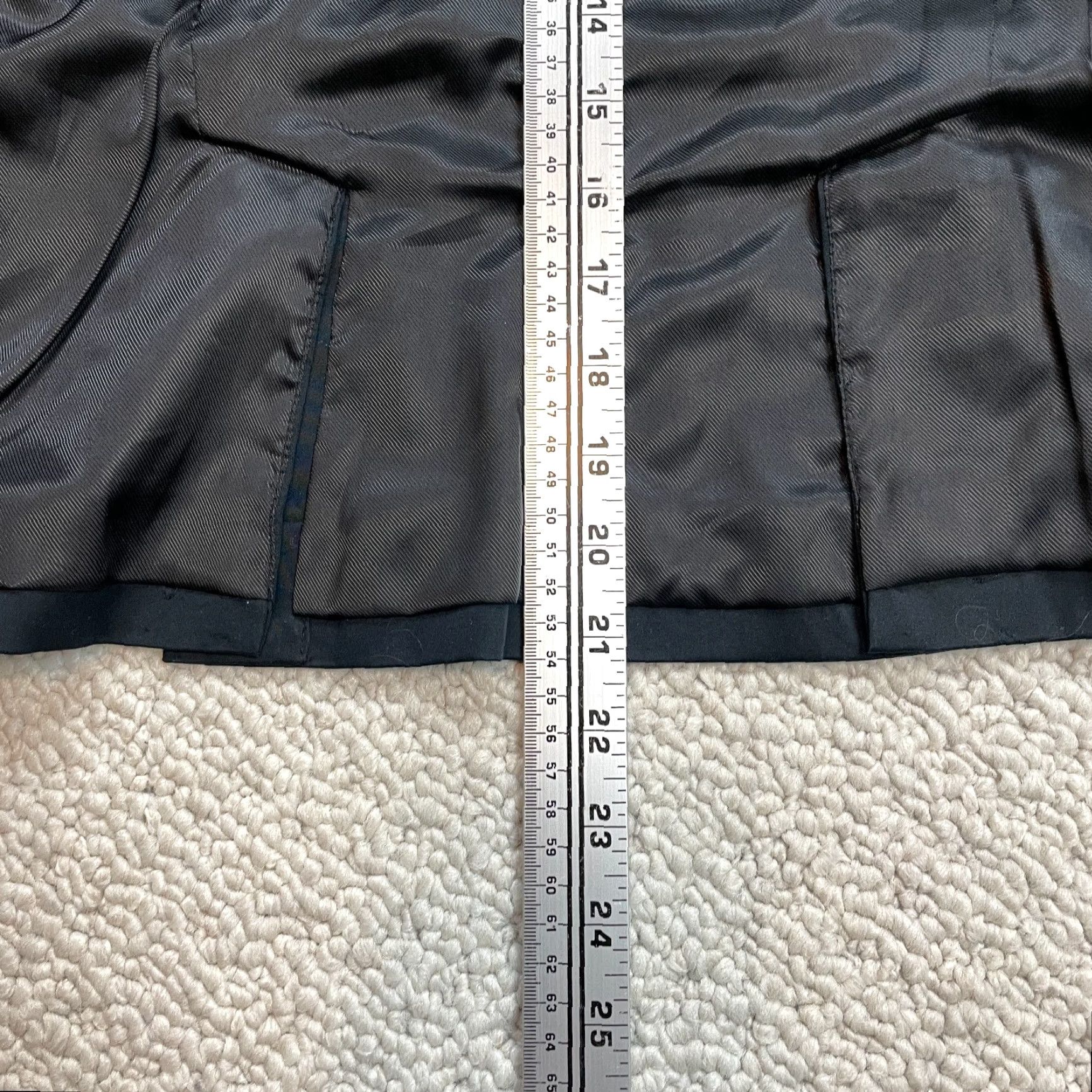 Banana Republic Banana Republic Blazer Womens 4 Black Cotton Stretch One Button Pockets Business Size S / US 4 / IT 40 - 3 Thumbnail