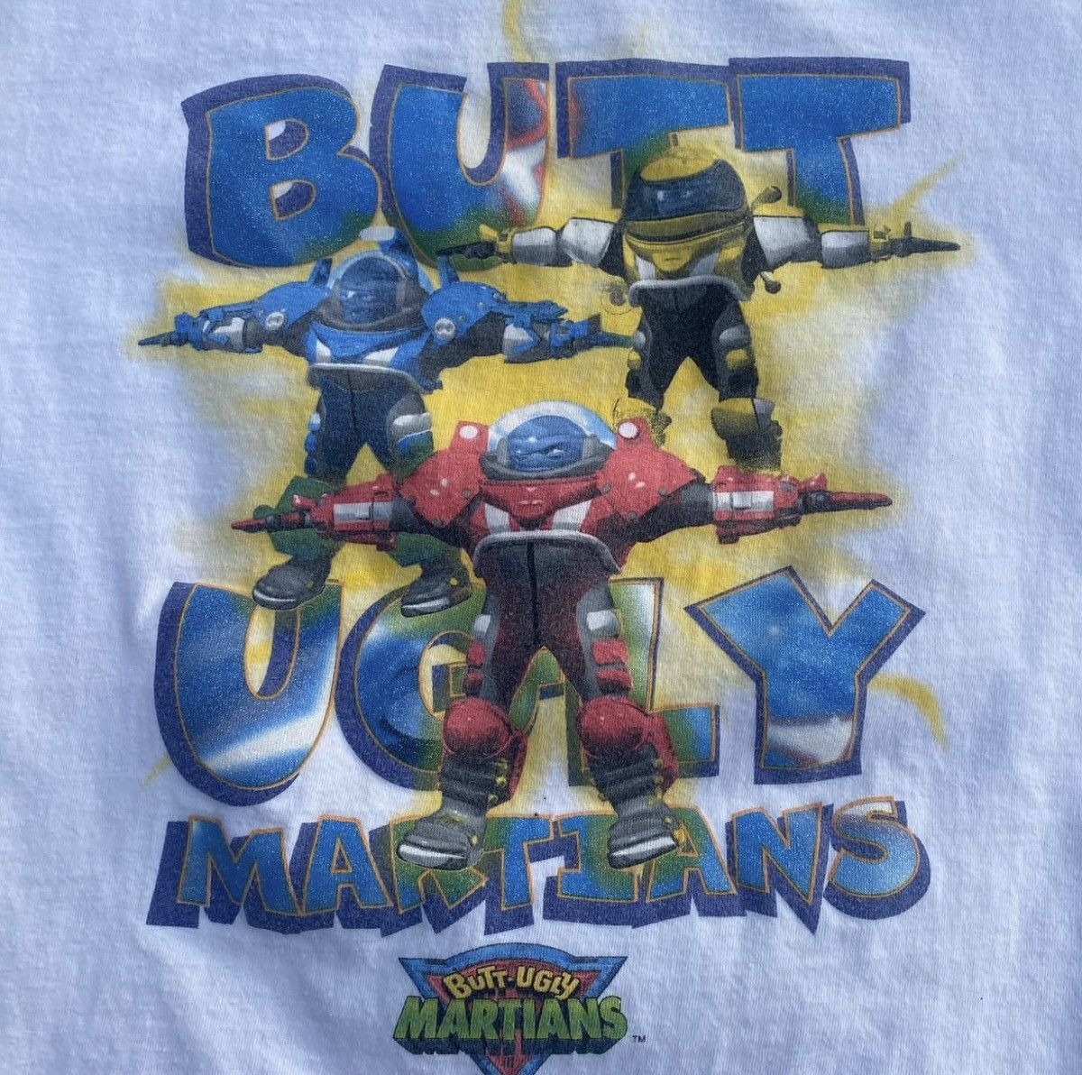Other VTG Y2K Giant Butt Ugly Martians Nickelodeon T-Shirt - XL Size US XL / EU 56 / 4 - 2 Thumbnail