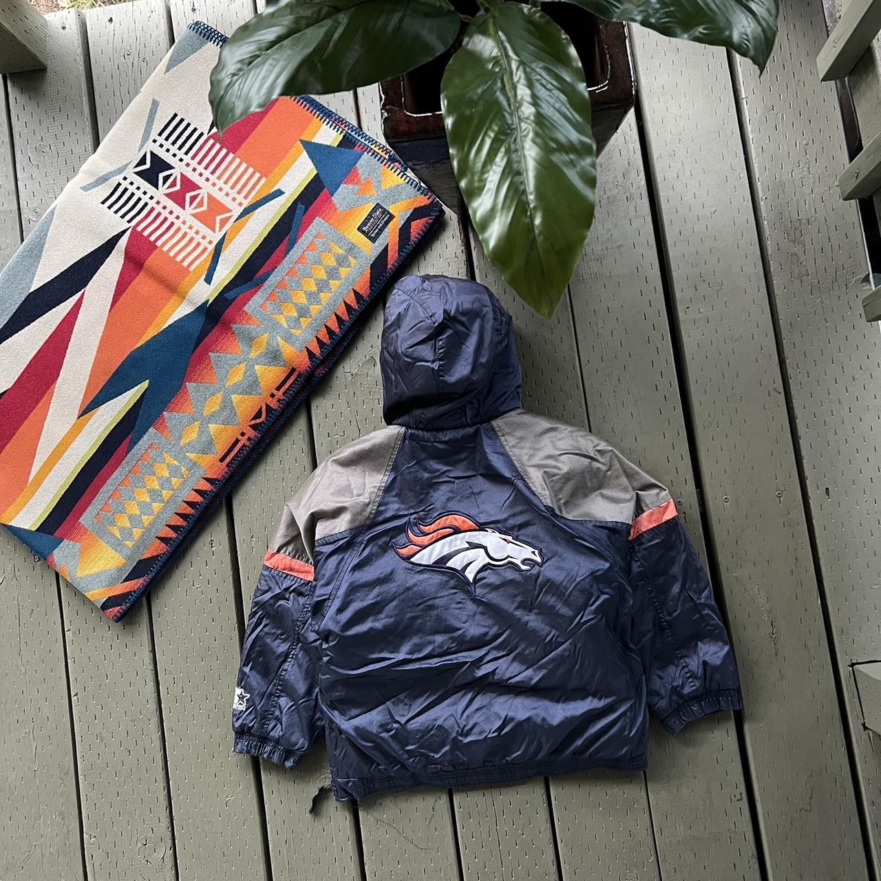 NFL Vintage Starter Denver Broncos Jacket Pro Line Puffer Size US XXS / EU 40 - 1 Thumbnail