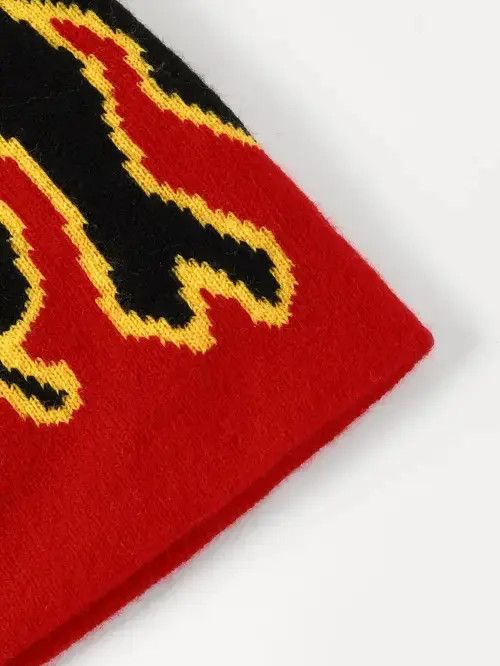 Other Fire Print Beanie Size ONE SIZE - 3 Thumbnail