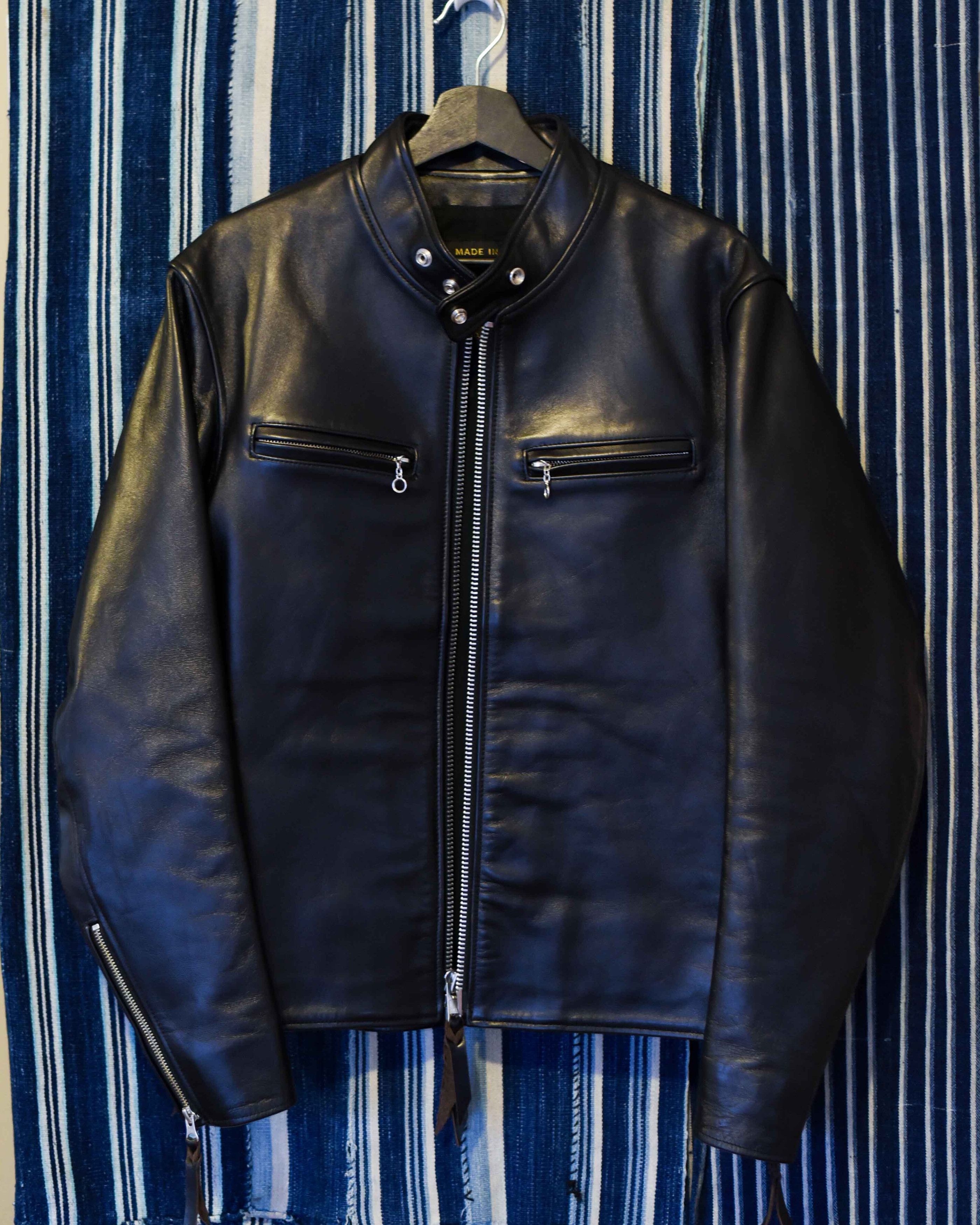 Iron Heart IHJ-35 Leather Jacket Cafe Racer - Large 40