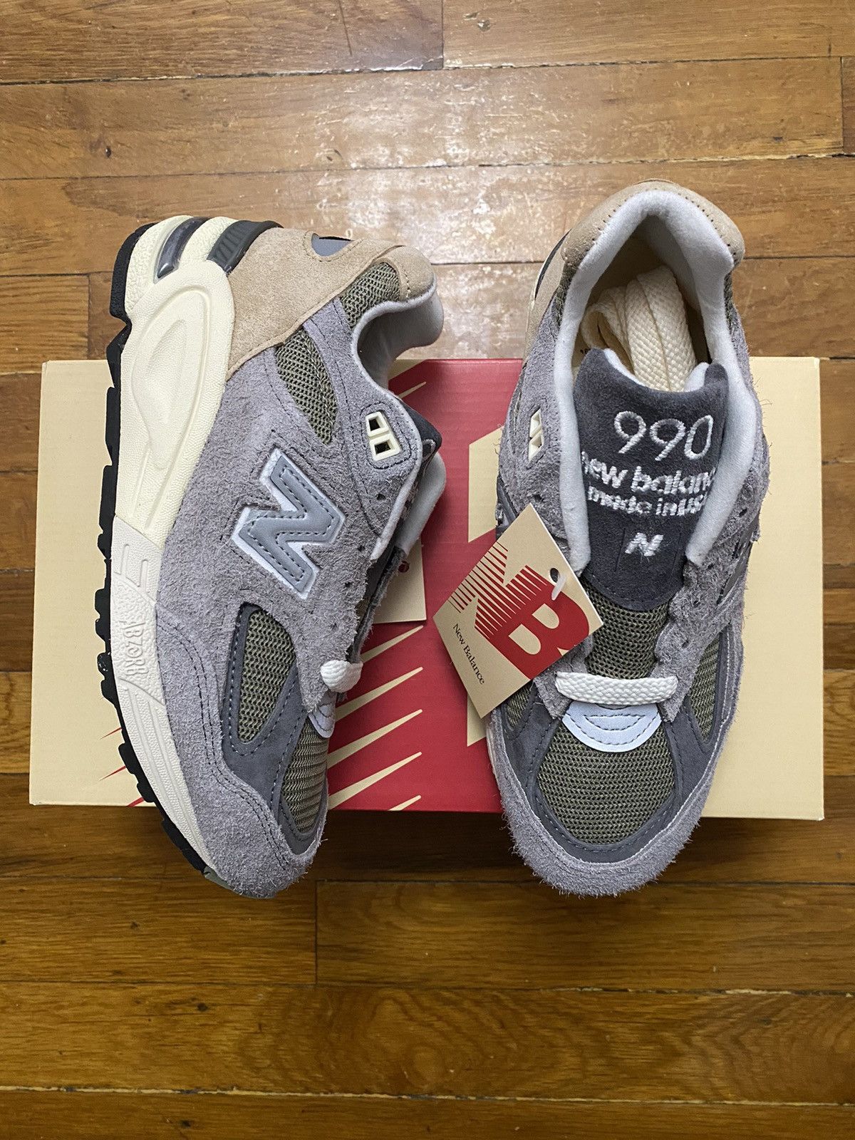 New Balance Size 3.5M / 5W - New Balance 990V2 Teddy Santis Marblehead Size US 5 / IT 35 - 1 Thumbnail