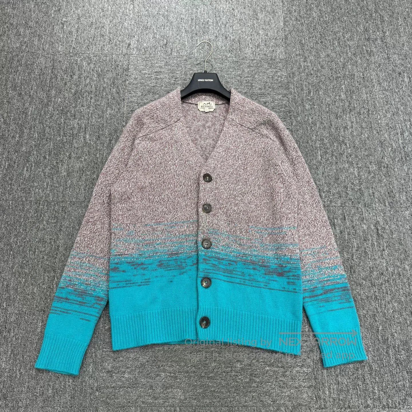 Hermes Hermes Gradient Cashmere Cardigan. Size US M / EU 48-50 / 2 - 1 Thumbnail