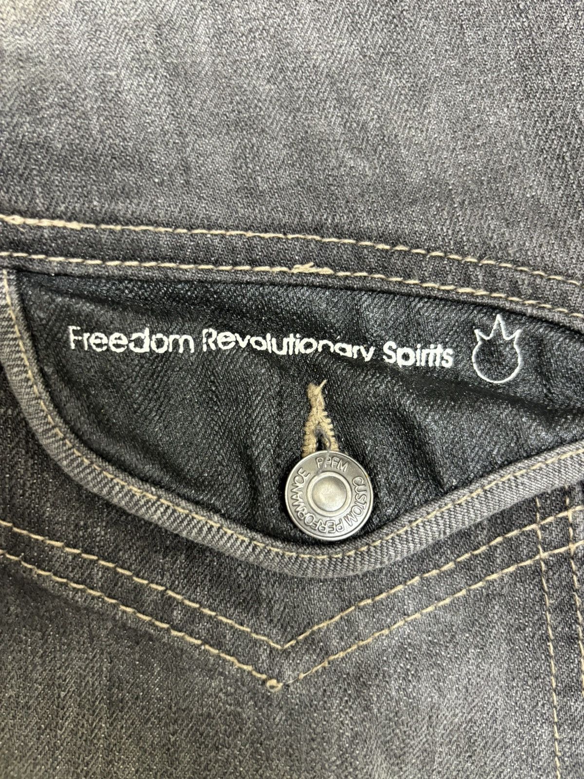 Japanese Brand 💥ONE ON GRAILED💥ARCHIVAL RARE PPFM CHAOS PAINT DENIM F457 Size US 32 / EU 48 - 21 Thumbnail