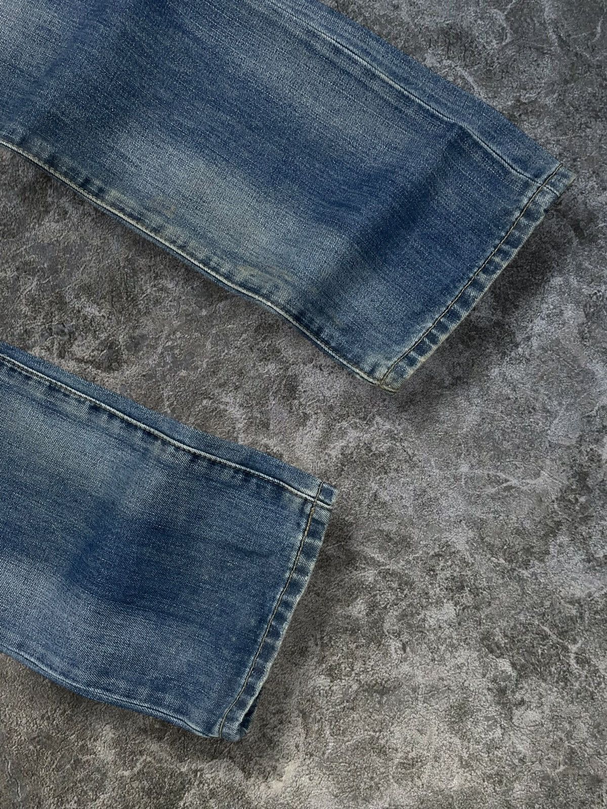 Japanese Brand Vintage Designer Samuel & Kevin Distressed Rockstar Denim Size US 31 - 3 Thumbnail