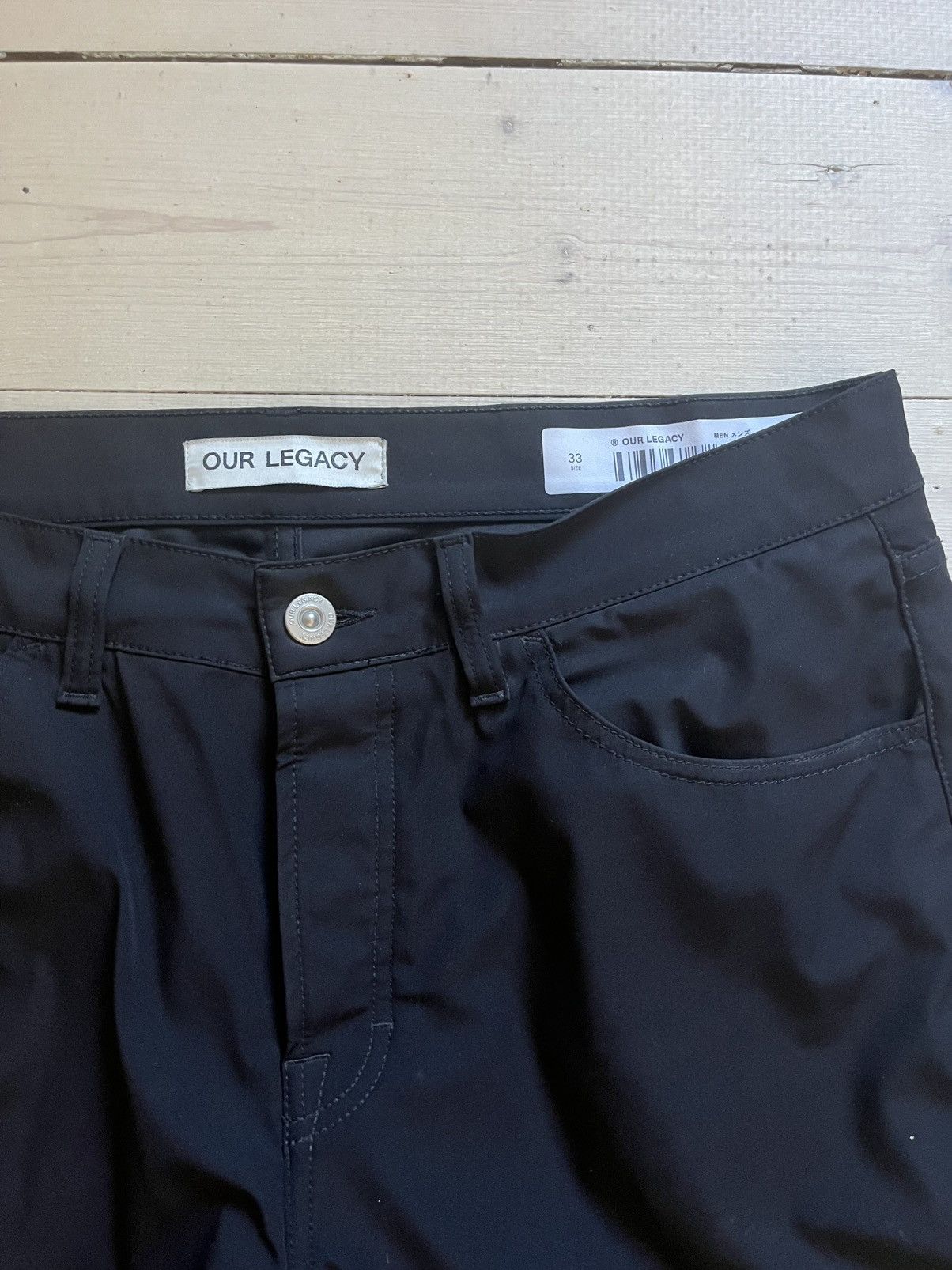 Our Legacy FORMAL CUT Black Muted Scuba Size US 33 - 2 Thumbnail