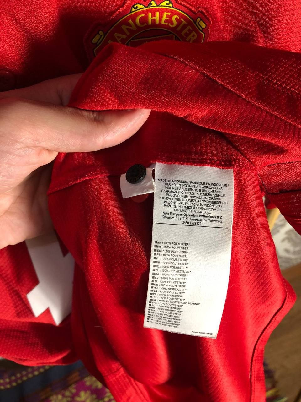 Nike VINTAGE NIKE FC MANCHESTER UNITED ENGLAND SOCCER JERSEY 90s Size US M / EU 48-50 / 2 - 7 Thumbnail