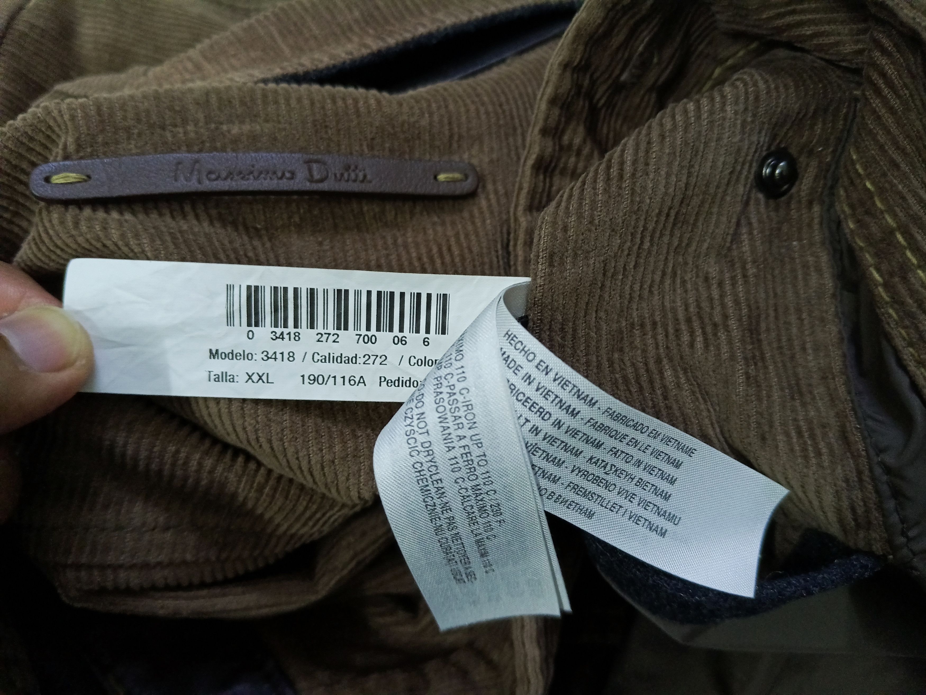 Massimo Dutti Massimo Dutti Corduroy Jacket LL OR XXL FIT Size US XL / EU 56 / 4 - 8 Thumbnail