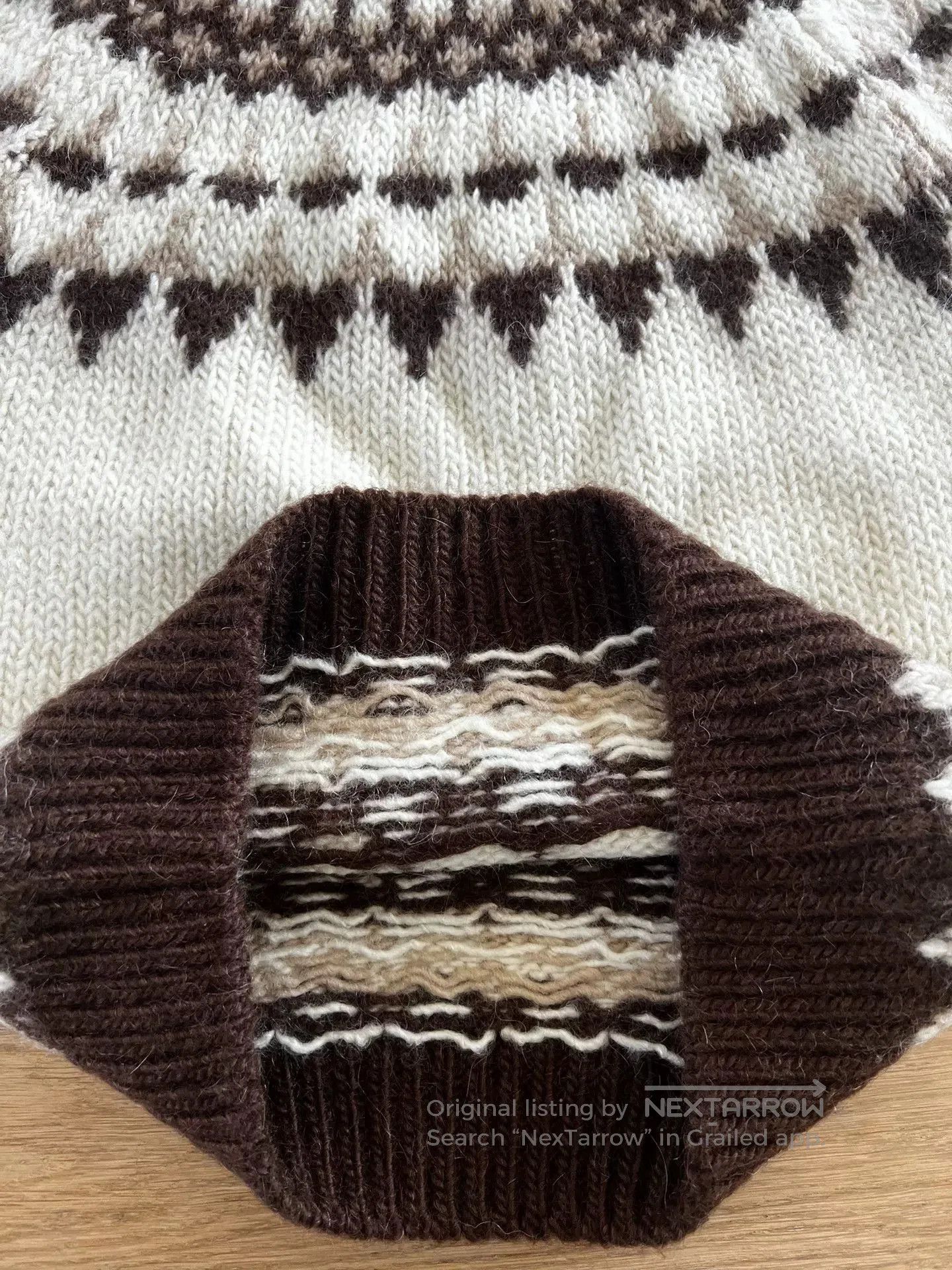 Saint Laurent Paris YSL Saint Laurent Fair Isle Sweater. Size L / US 10 / IT 46 - 5 Thumbnail