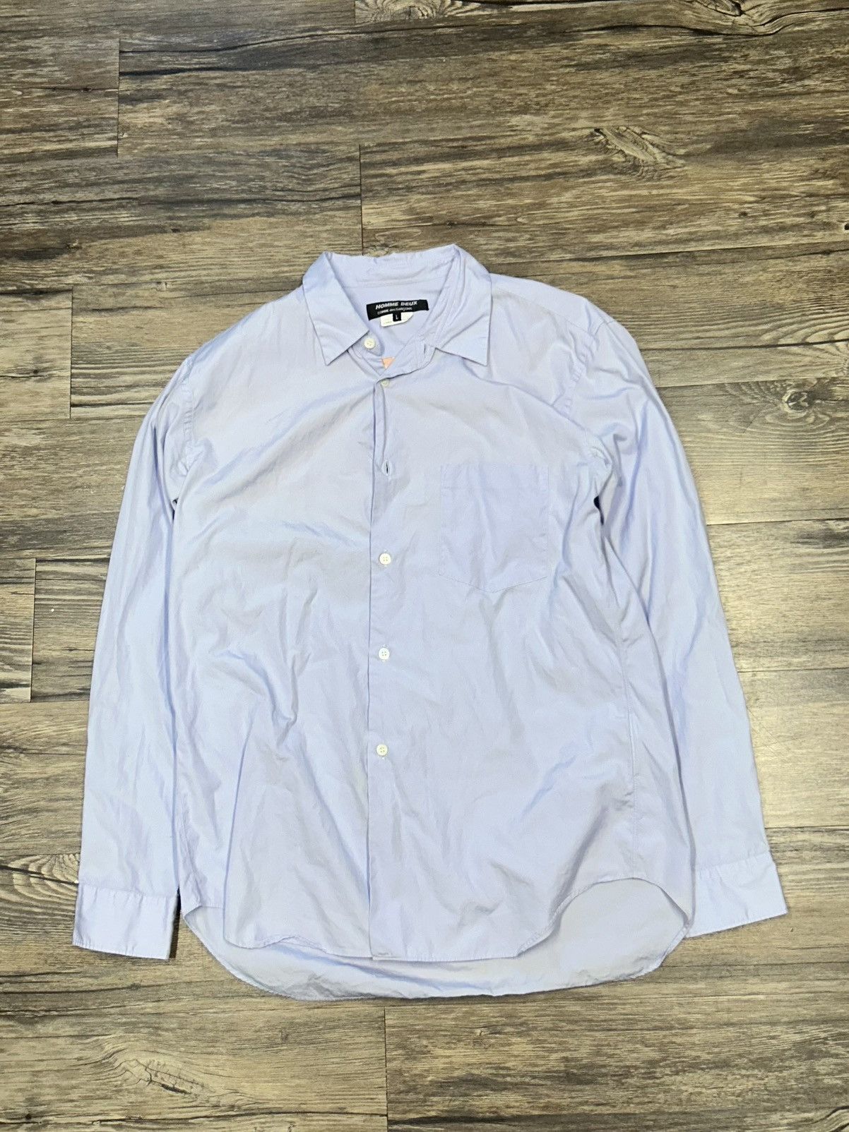 Comme des Garcons Homme Deux Comme Des Garçons Homme Deux Button Up Shirt Size US L / EU 52-54 / 3 - 1 Thumbnail