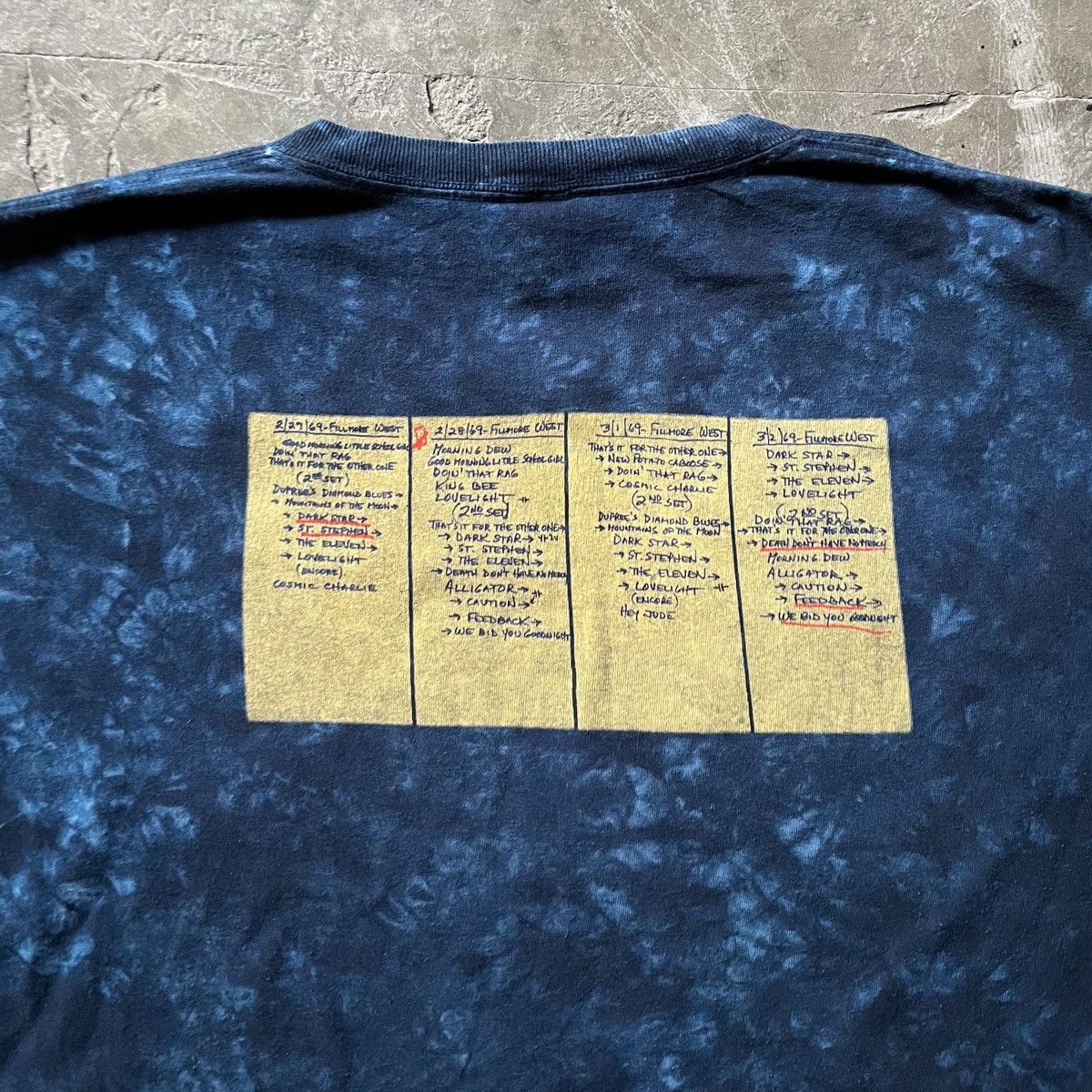 Grateful Dead × Vintage Vintage Grateful Dead Fillmore west 1969 Size US XXL / EU 58 / 5 - 5 Thumbnail