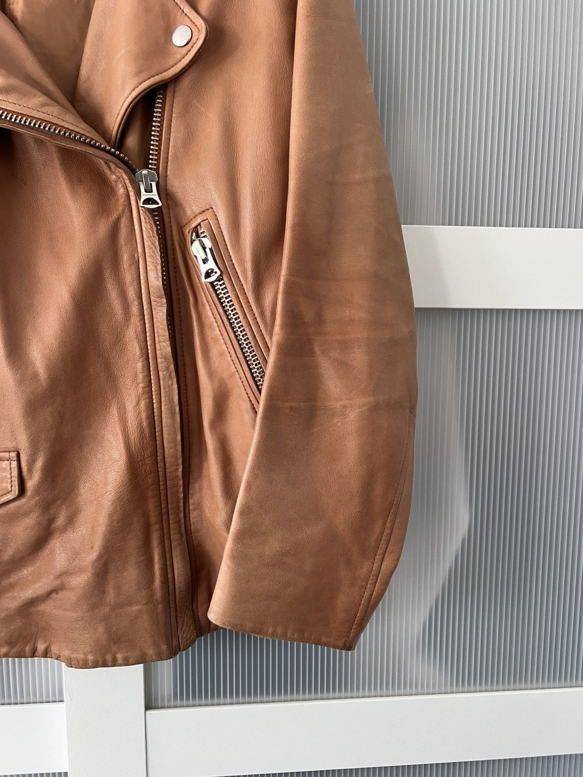 Acne Studios Acne Studios Leather Swift Jacket Size M / US 6-8 / IT 42-44 - 5 Thumbnail