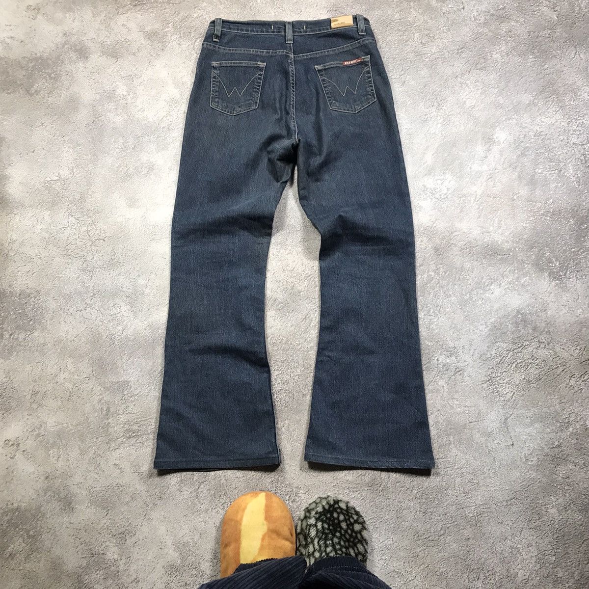 Vintage Vintage Y2K Baggy Flared Distressed Jeans Skate Grunge 28 Size 28" / US 6 / IT 42 - 4 Thumbnail
