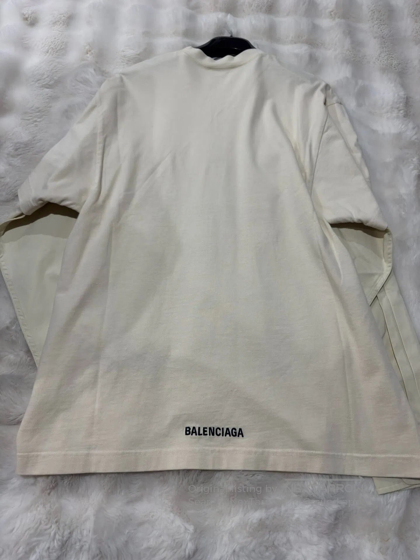 Balenciaga Balenciaga Patchwork Logo Long-Sleeve T-Shirt| Size US S / EU 44-46 / 1 - 2 Thumbnail