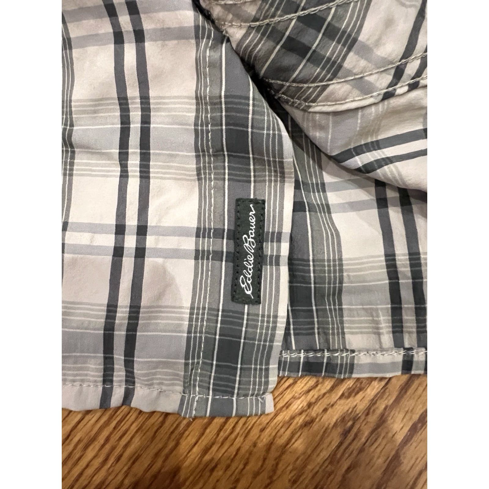 Eddie Bauer Eddie Bauer Travex Shirt Men L Short Sleeve Plaid Multicolor Button-Up Pocket Outdoor Travel Workwear Casual Mens Size US L / EU 52-54 / 3 - 6 Thumbnail