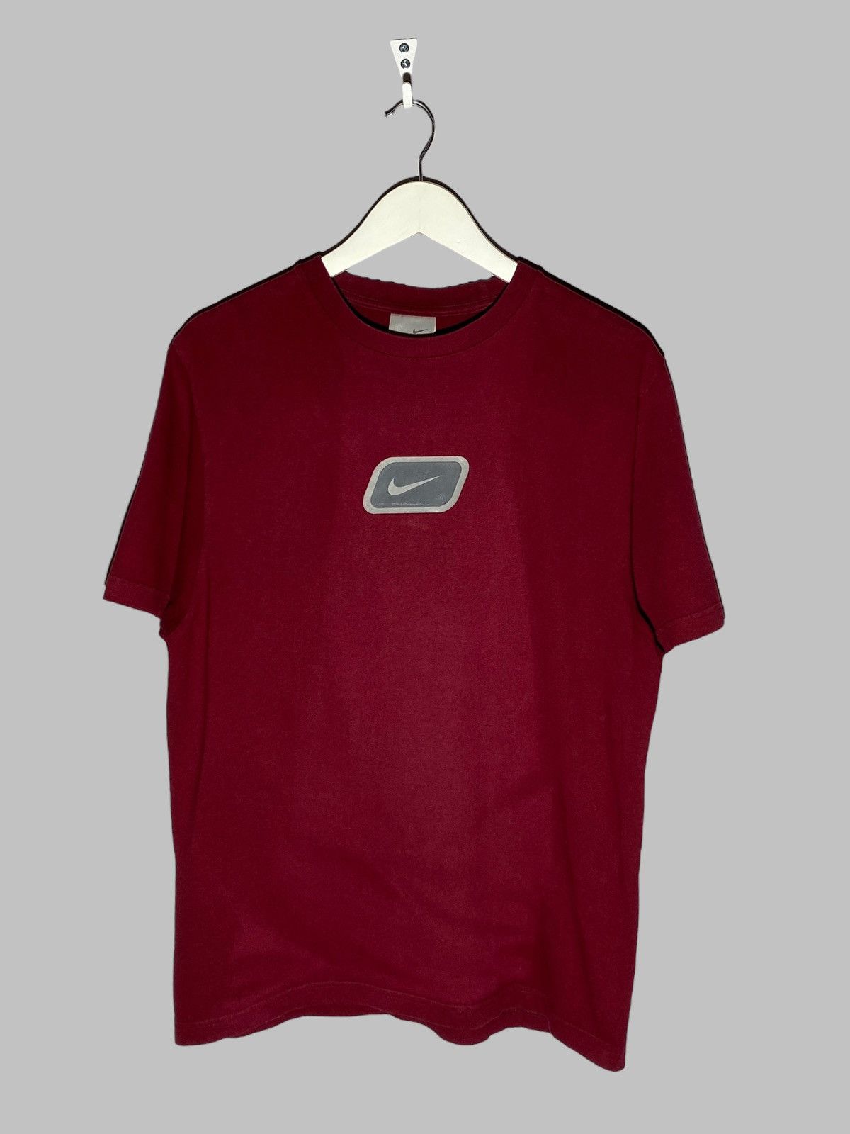 Nike × Vintage Vintage 90s Nike swoosh logo t-shirt Size US M / EU 48-50 / 2 - 1 Thumbnail