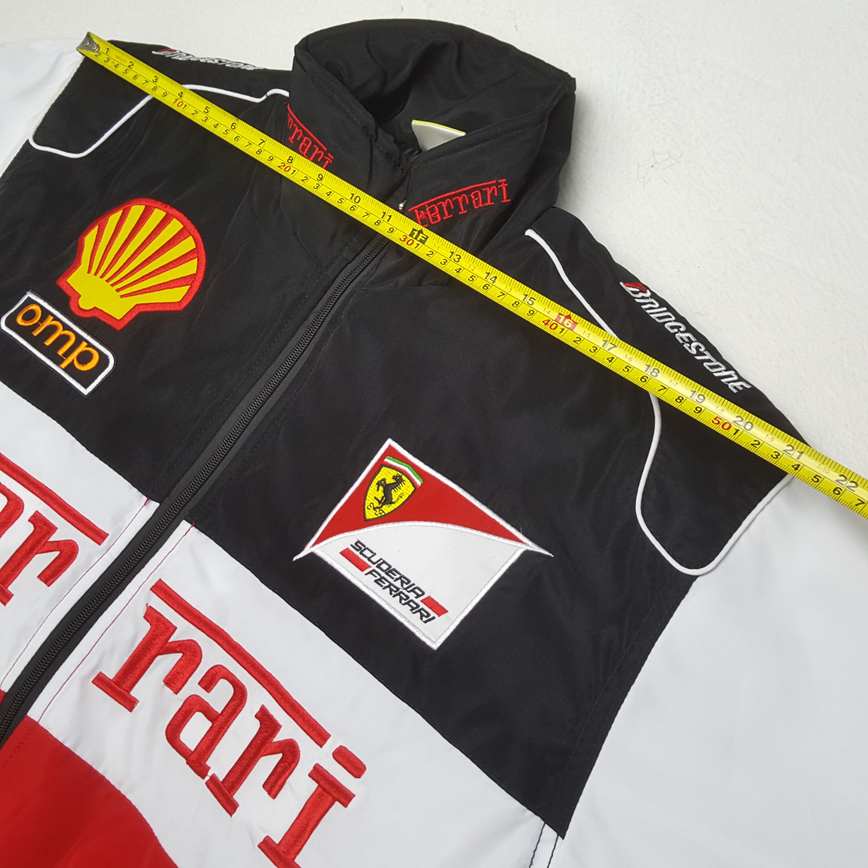 Ferrari × Vintage Vintage FERRARI SHELL BRIDGESTONE Formula One Racing Jacket Size US L / EU 52-54 / 3 - 10 Thumbnail
