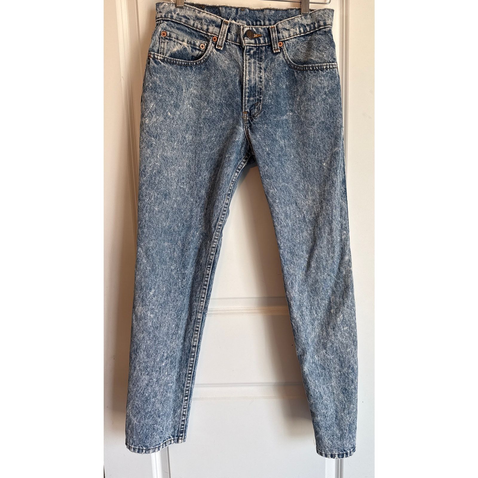 Levi's Vintage Levi’s Acid Wash 80's Blue Jeans 32x30 Made in USA Size US 32 / EU 48 - 2 Thumbnail