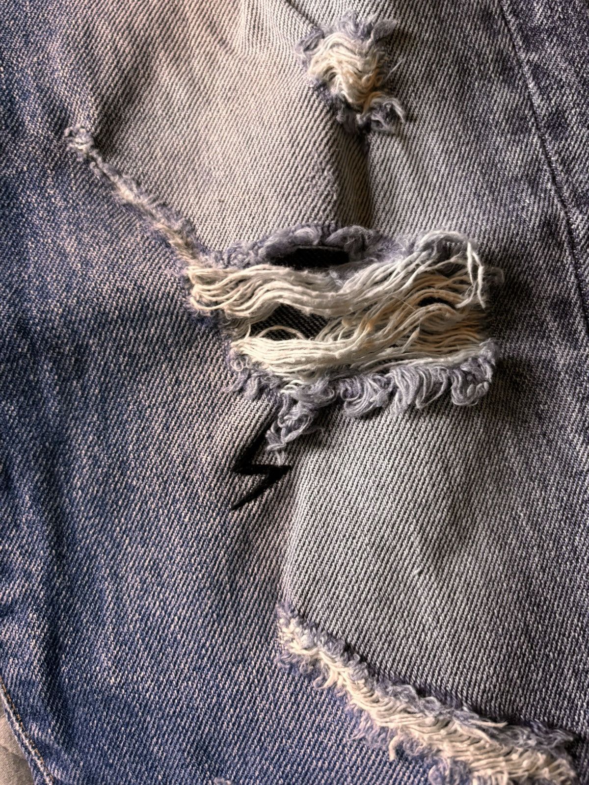 Japanese Brand × Undercover Undercover ss05 but beautiful “60” denim men’s size 3 Size US 32 / EU 48 - 4 Thumbnail