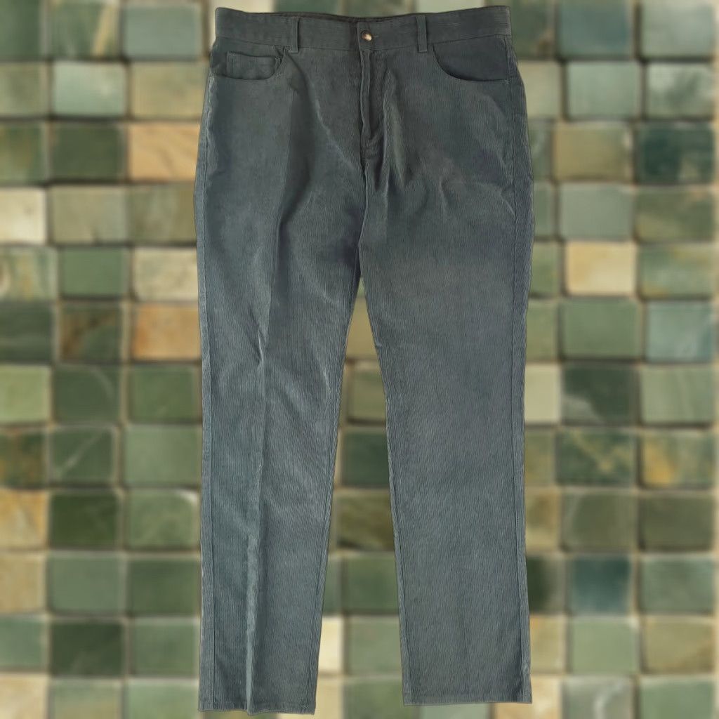 Peter Millar Peter Millar Crown Sport Pinwale Corduroy Pants Green Mens 37x32 Inseam 32 Casual Pants Corduroy Mens Green 37x32 Regular Pants Size US 37 - 1 Thumbnail