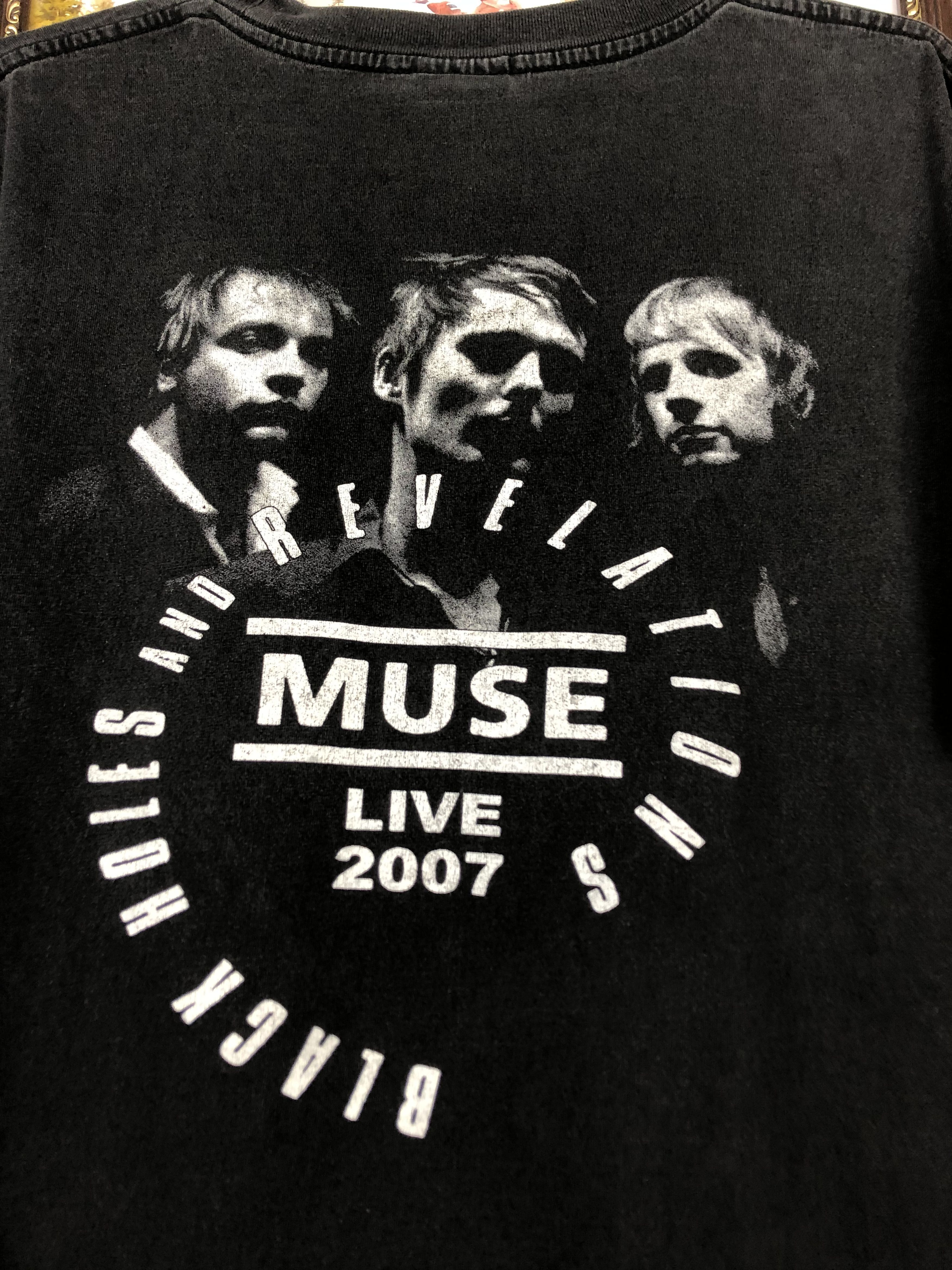 Band Tees Vintage Muse Shirt Black Hole And Revelations Tour Band Tee Size US L / EU 52-54 / 3 - 10 Thumbnail