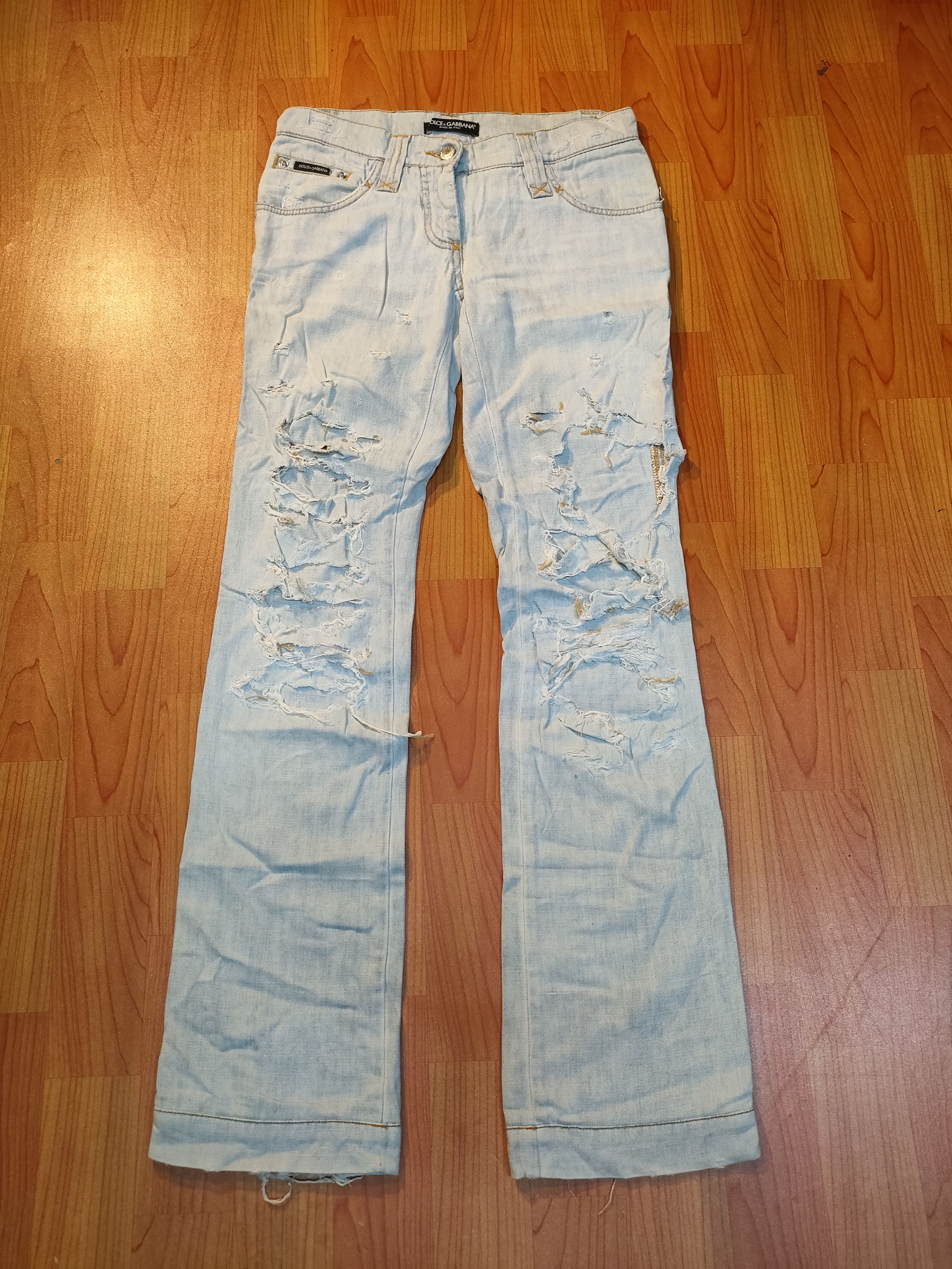 Dolce & Gabbana Distressed Hype Luxury Jeans