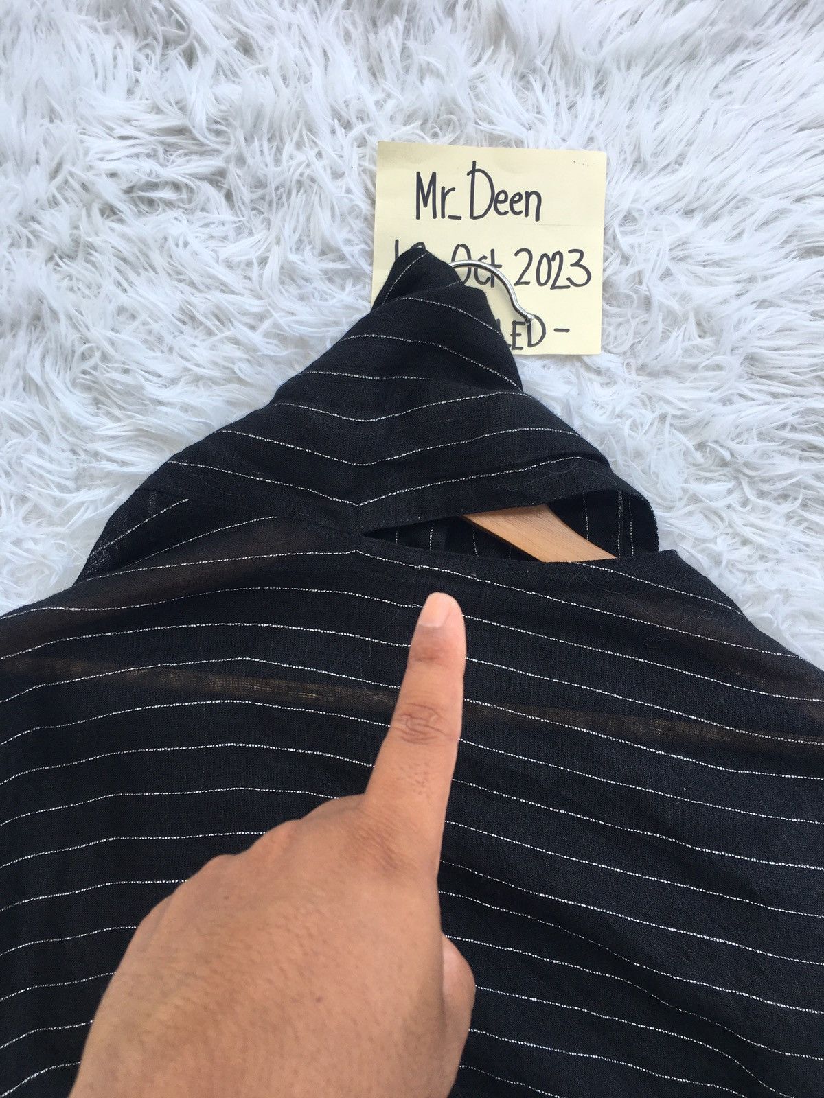 Yohji Yamamoto Rare Vintage Y’s Yohji Yamamoto Linen Stripes Cardi Size US M / EU 48-50 / 2 - 19 Thumbnail
