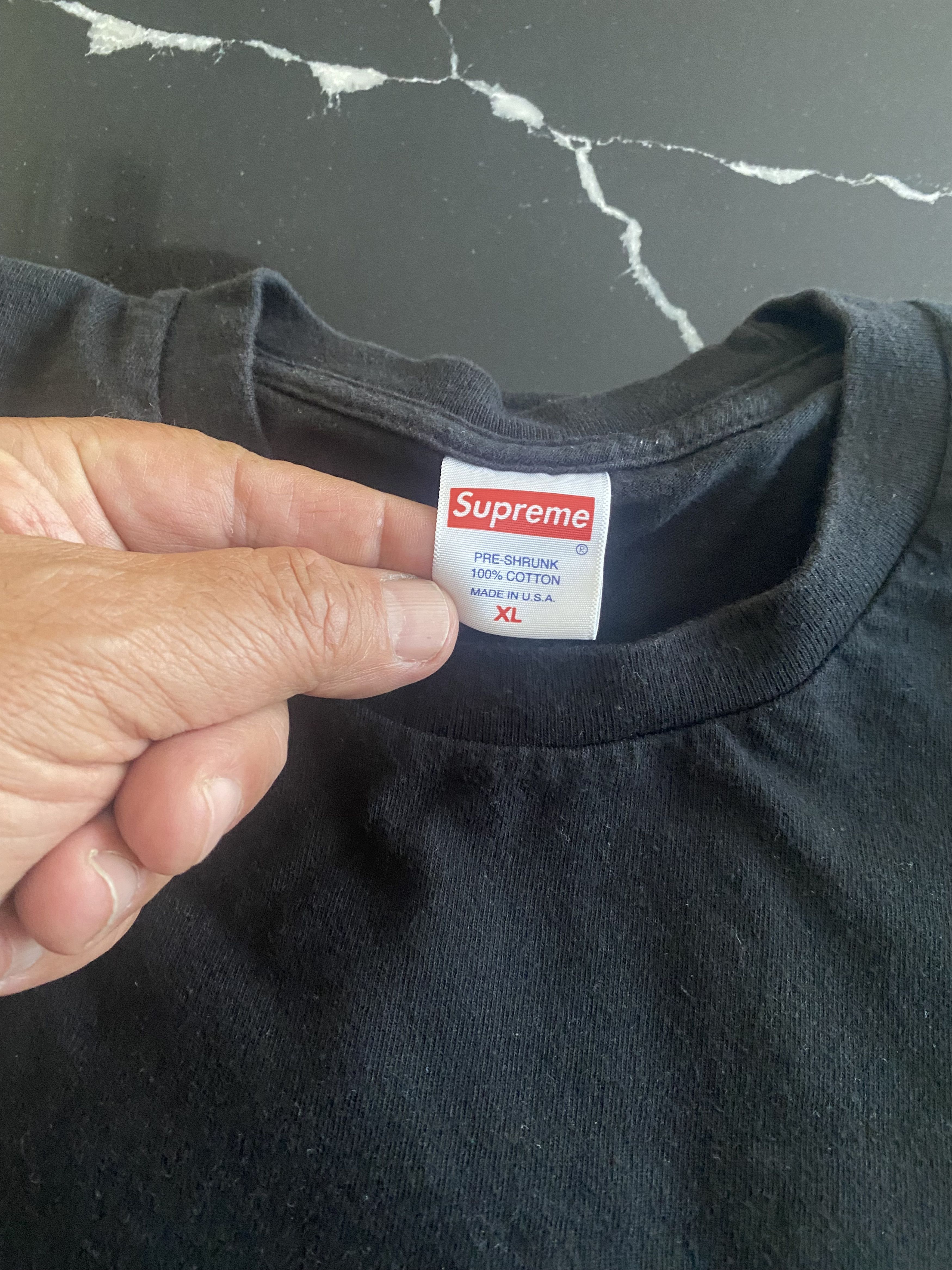 Supreme Supreme SS20 Supreme Sacred Unique Sleeves T-Shirt Black XL Size US XL / EU 56 / 4 - 11 Thumbnail