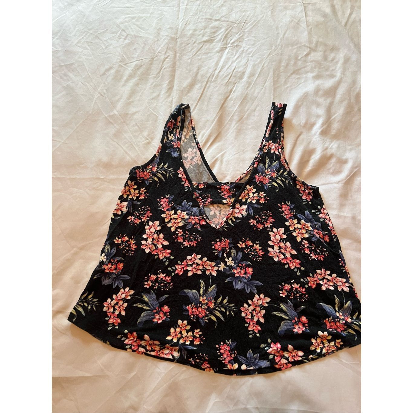 American Eagle Outfitters American Eagle Soft & Sexy Crepe Floral Tank Top Woman’s Siz Size M / US 6-8 / IT 42-44 - 5 Thumbnail