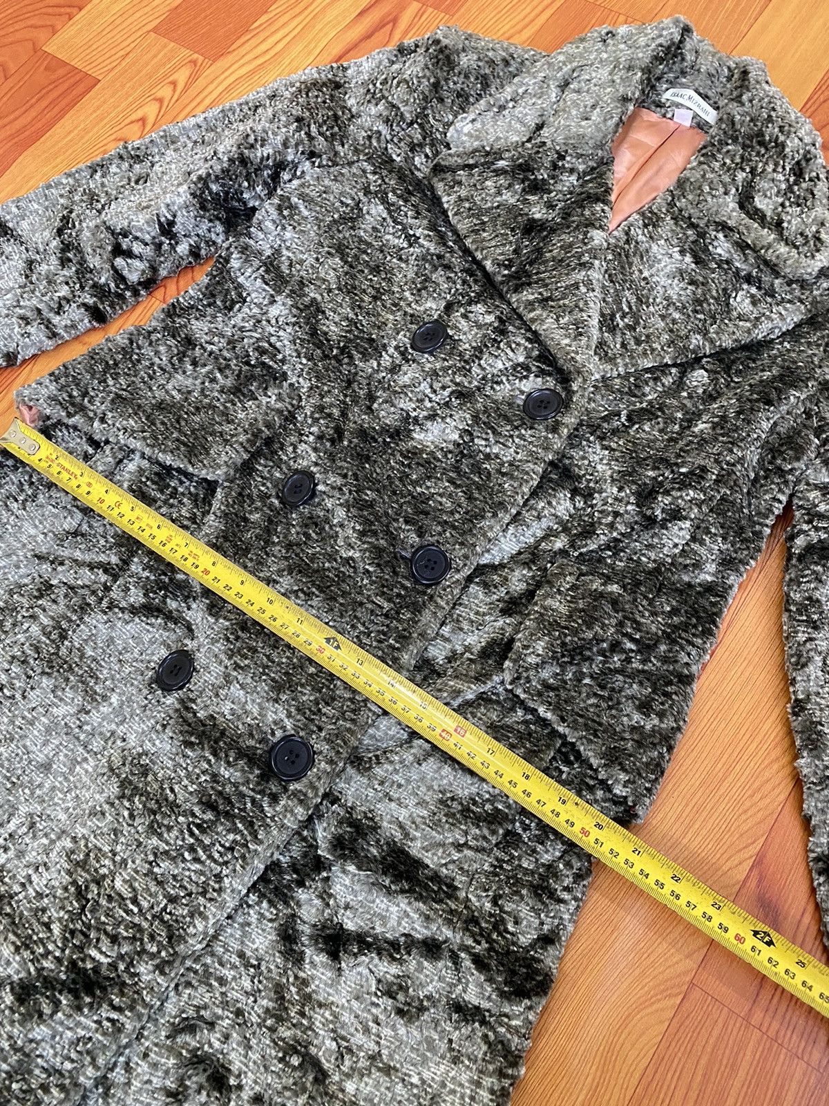 Designer × Isaac Mizrahi Isaac Mizrahi Double Breasted Heavy Coat Made In Usa Size US M / EU 48-50 / 2 - 14 Thumbnail