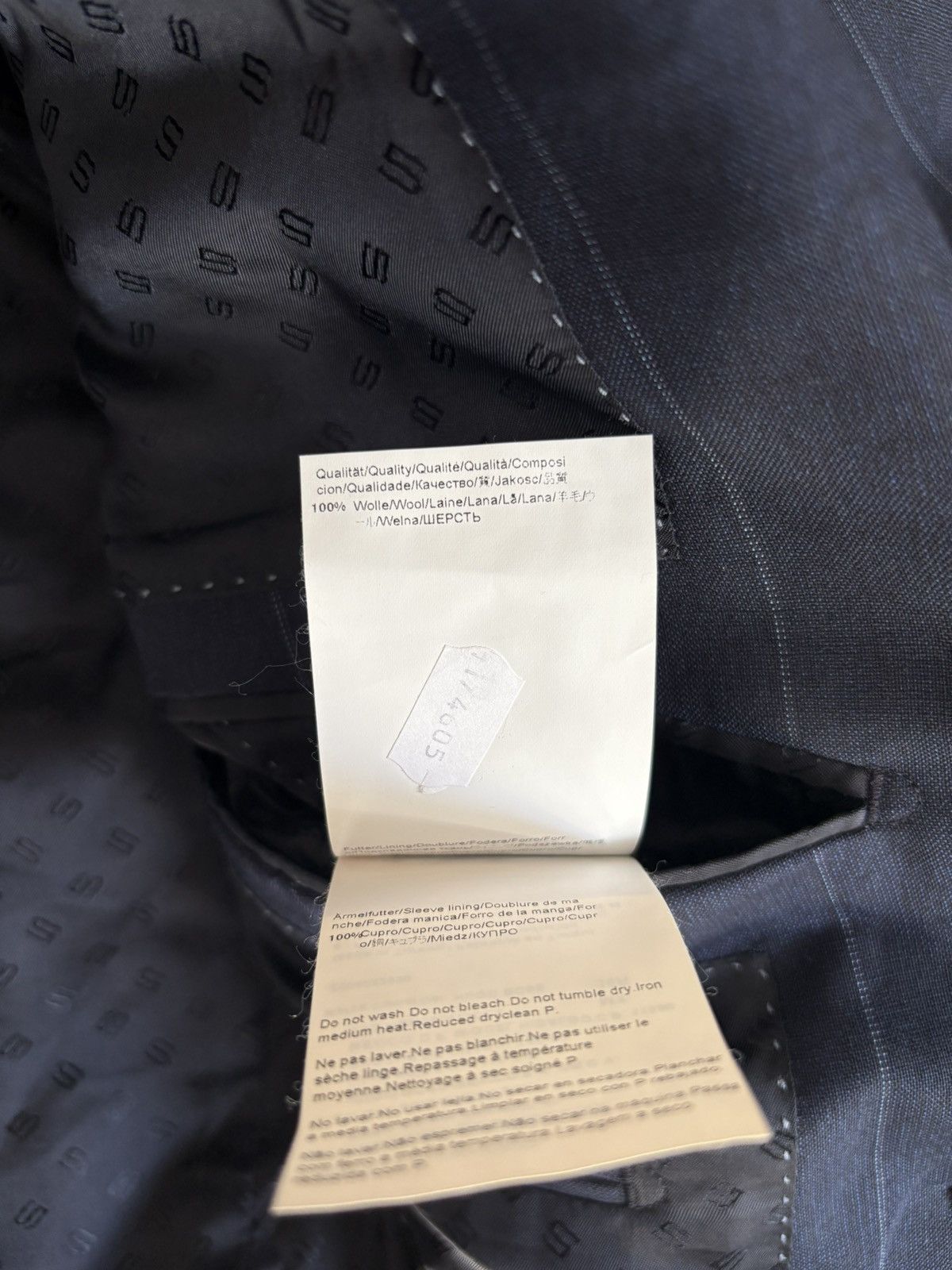 Designer × Hugo Boss Exclusive Men’s Hugo Boss Selection Suit – 100% Virgin Wool Size 46L - 11 Thumbnail