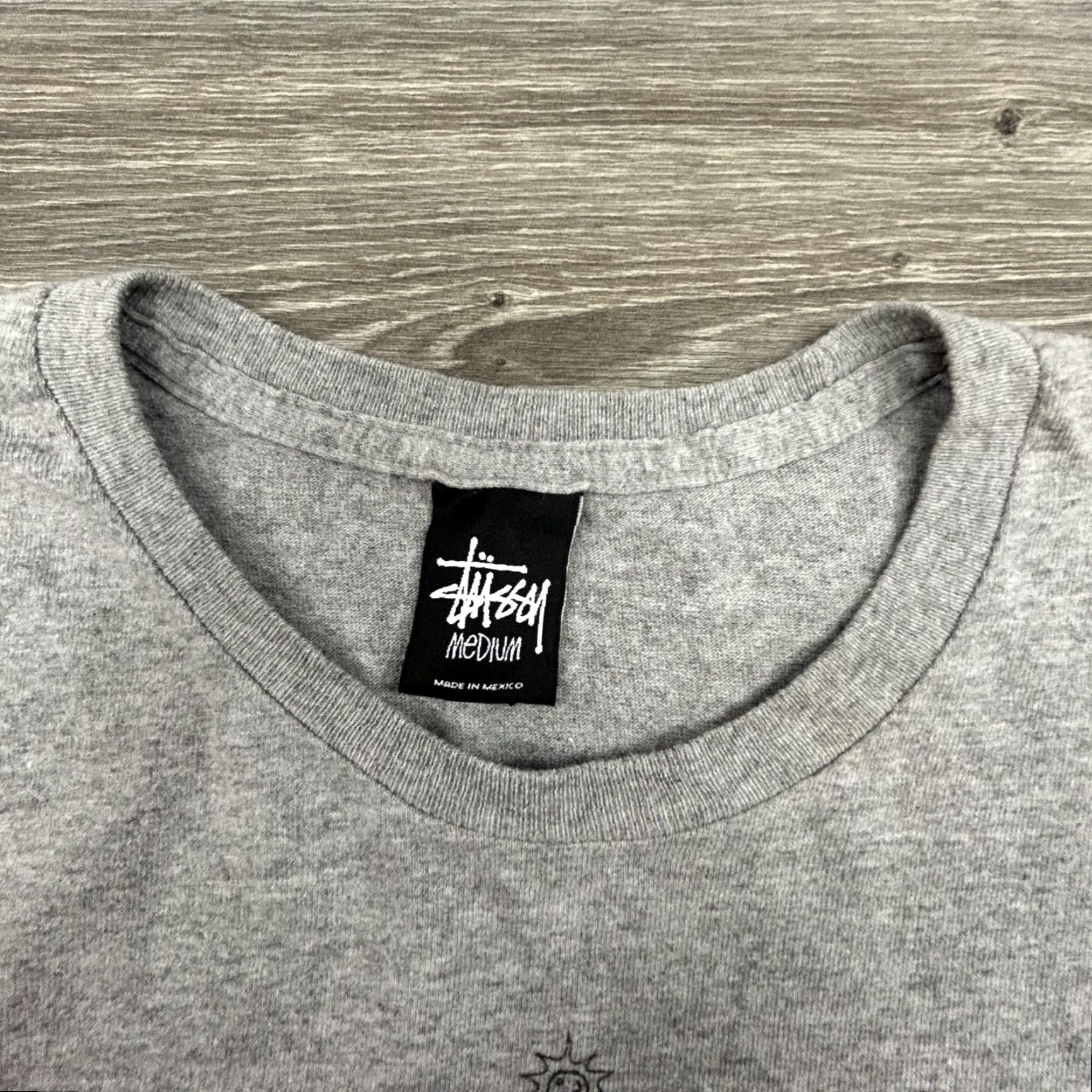 Vintage VINTAGE Stussy Shirt Mens Medium Gray Inter Galactic Tokyo Robot Streetwear Graphic Print Crew Neck Short Sleeve Mens Regular XS? Size US M / EU 48-50 / 2 - 4 Thumbnail