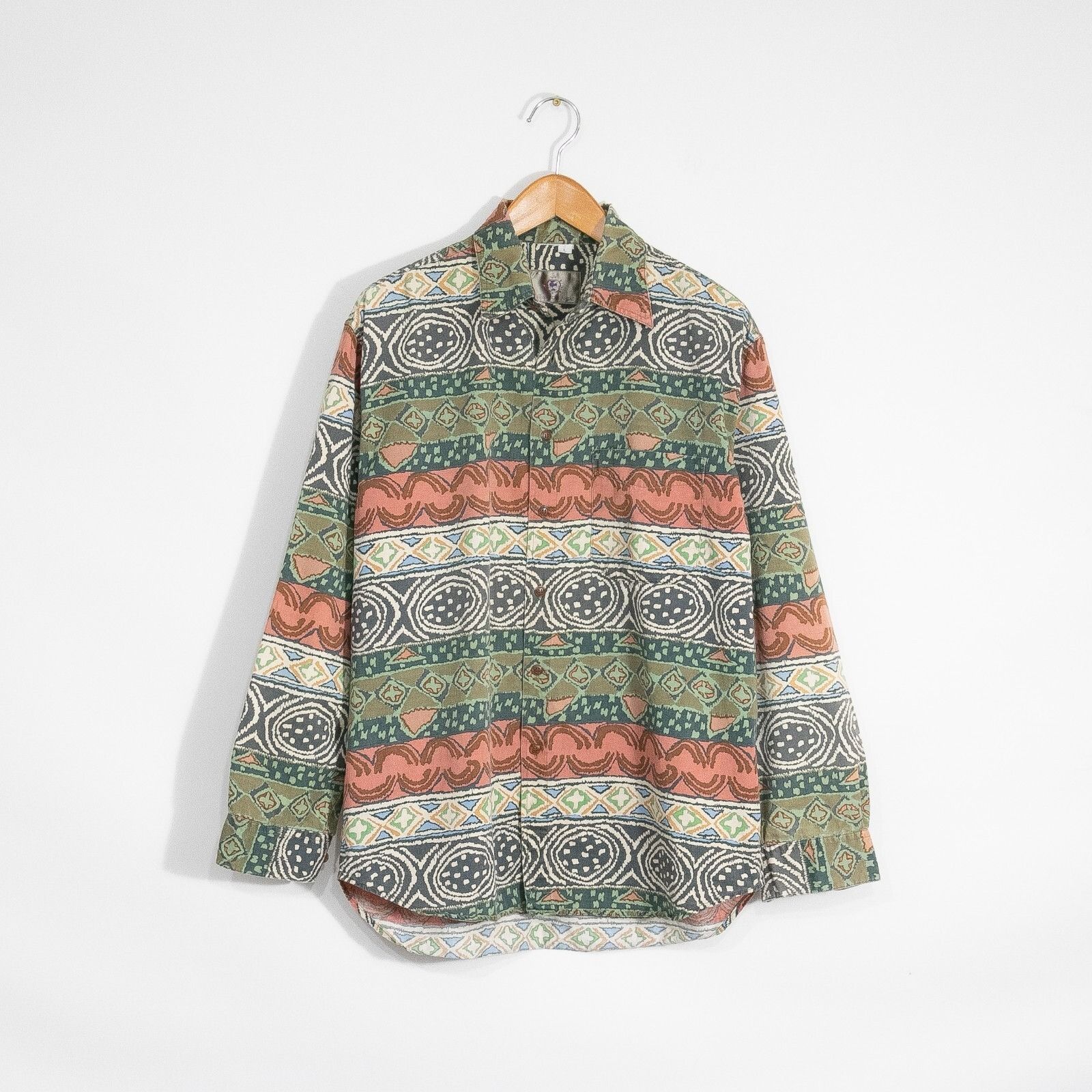 The Territory Ahead × Vintage Vintage Territory Ahead Bohemian Button Up Shirt Mens Large Size US L / EU 52-54 / 3 - 1 Thumbnail