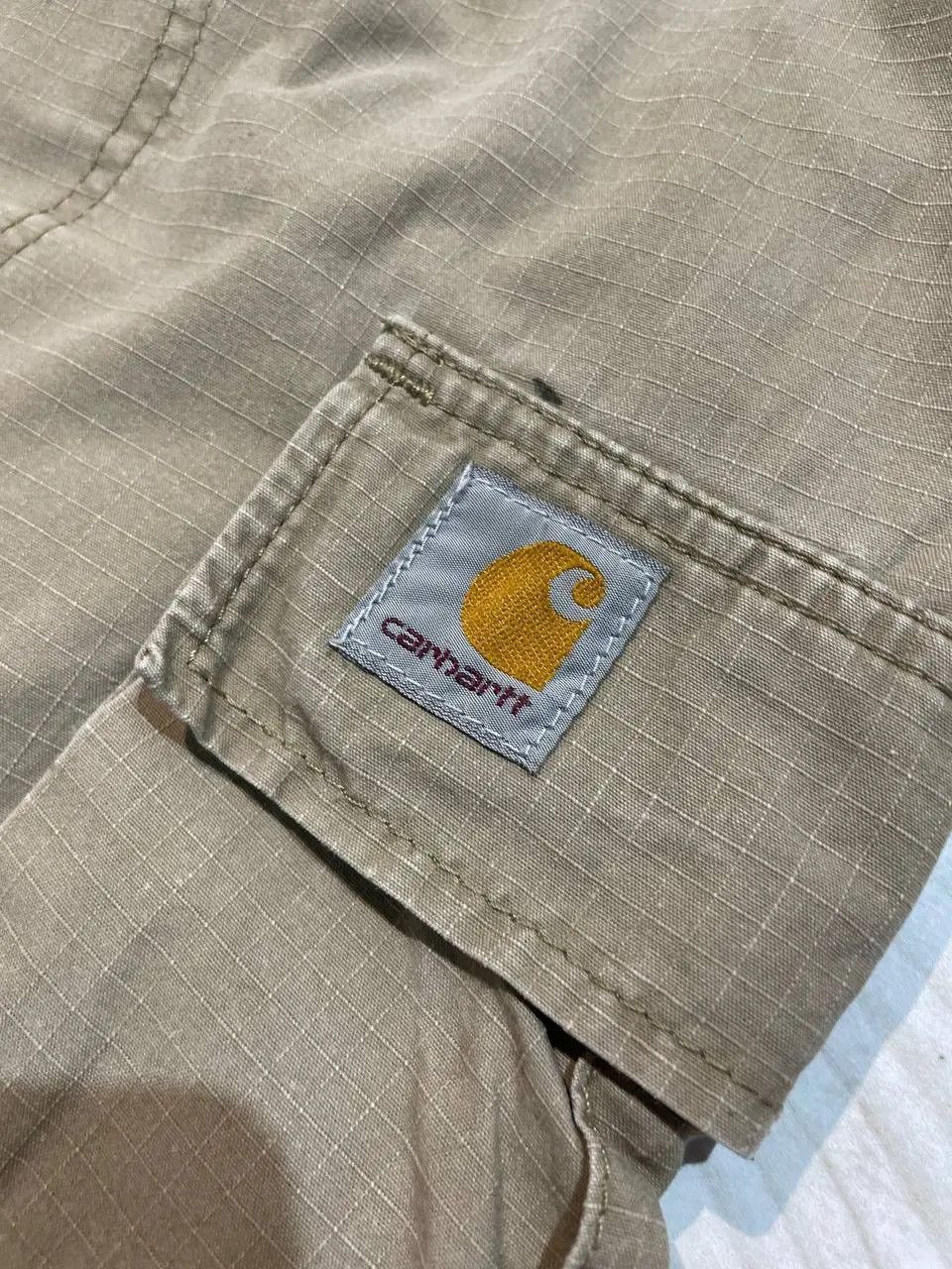 Carhartt Vintage Carhartt WIP Cargo Pants Work Distrissed USA Size US 33 - 3 Thumbnail