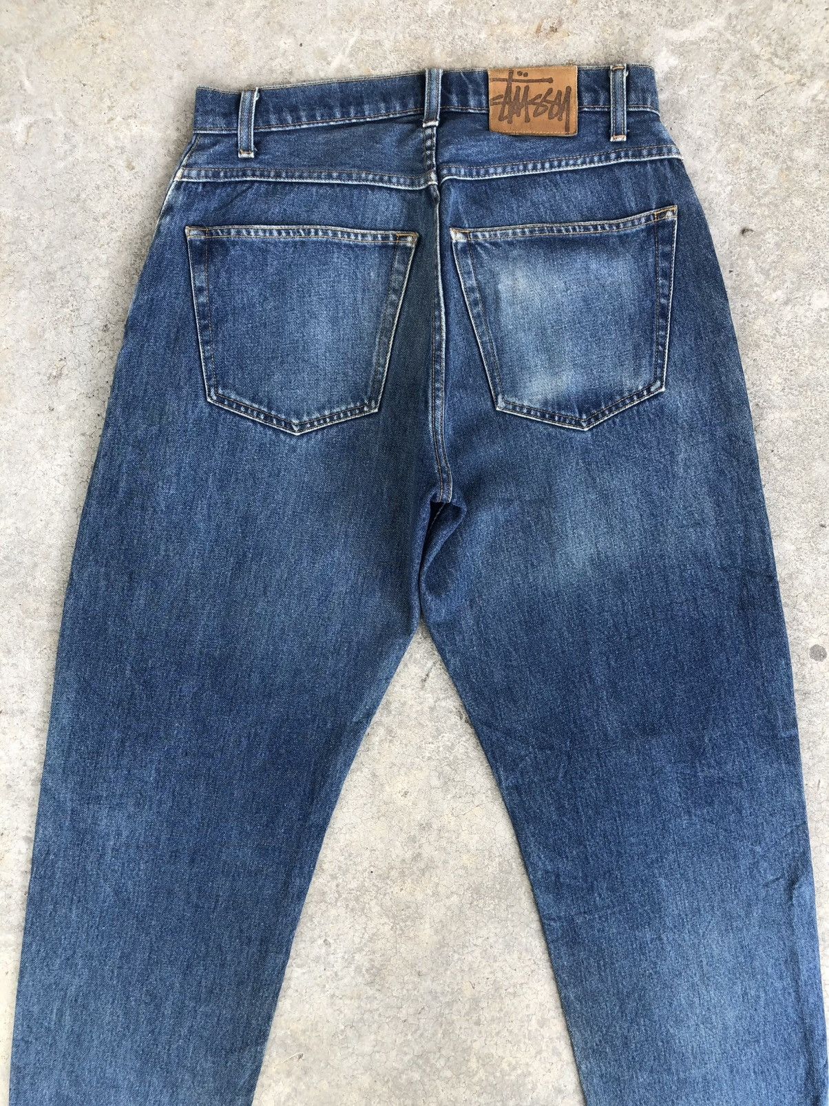 Stussy Stussy Baggy Jeans Distressed Jeans Size US 31 - 8 Thumbnail