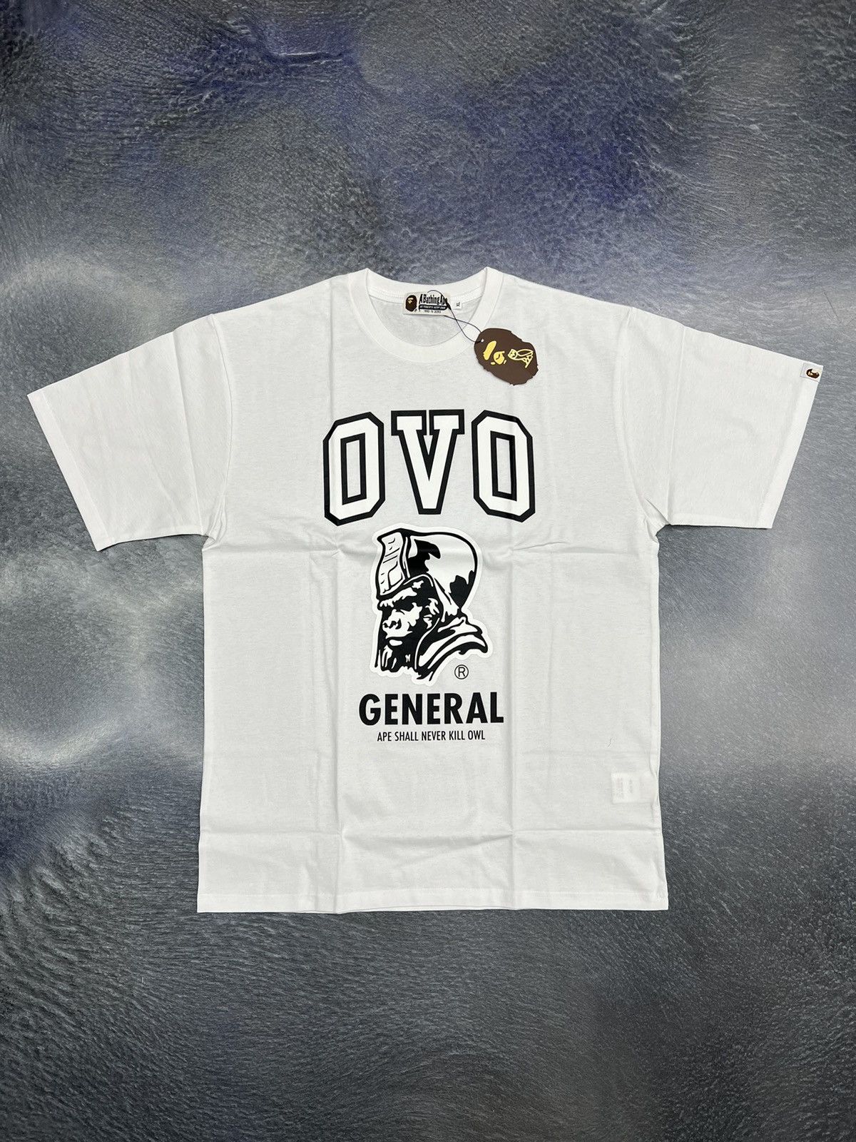 Bape × October's Very Own Bape x OVO General T-Shirt Size US XL / EU 56 / 4 - 1 Thumbnail