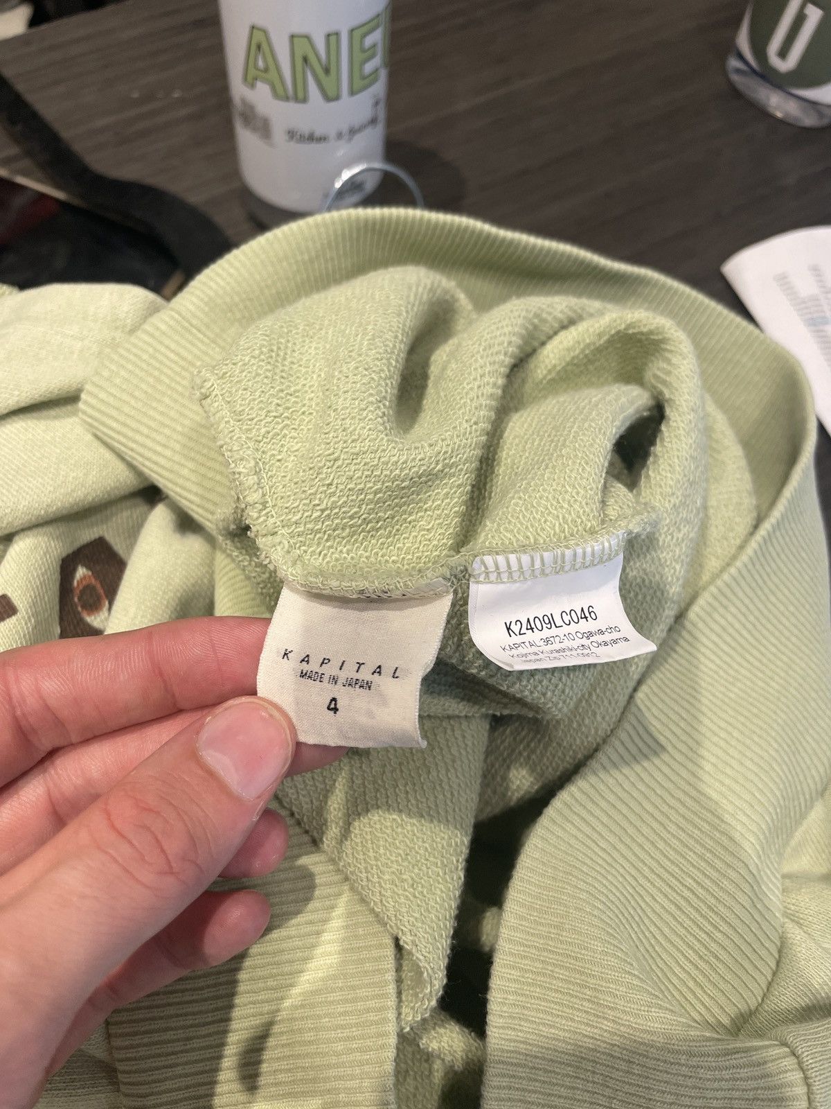 Kapital Kapital Logo Hoodie Seafoam Size 4 Size US XL / EU 56 / 4 - 5 Thumbnail