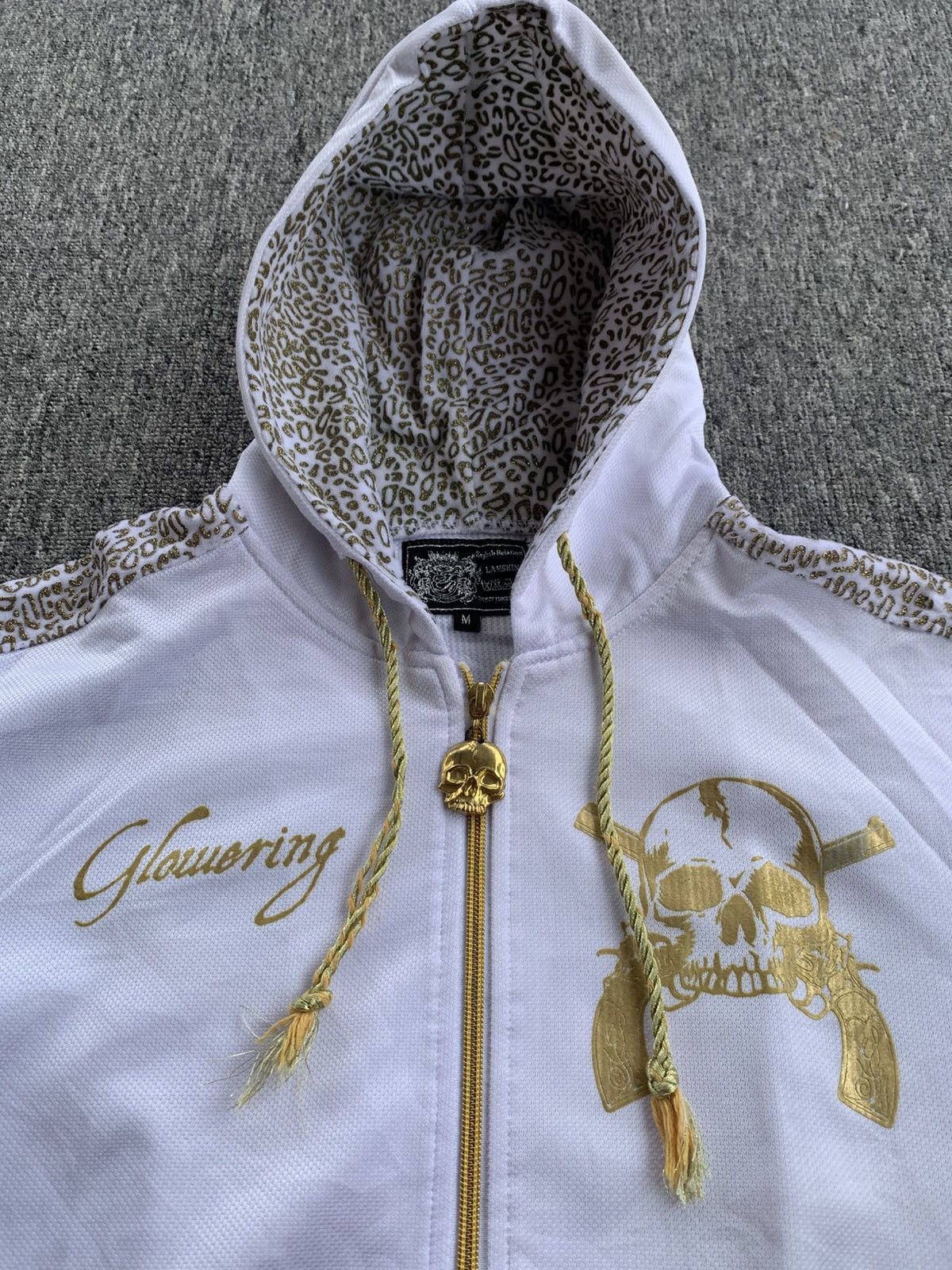 Japanese Brand Lamskin Crazy Skull Fighter Champions Hoodie Size US M / EU 48-50 / 2 - 4 Thumbnail