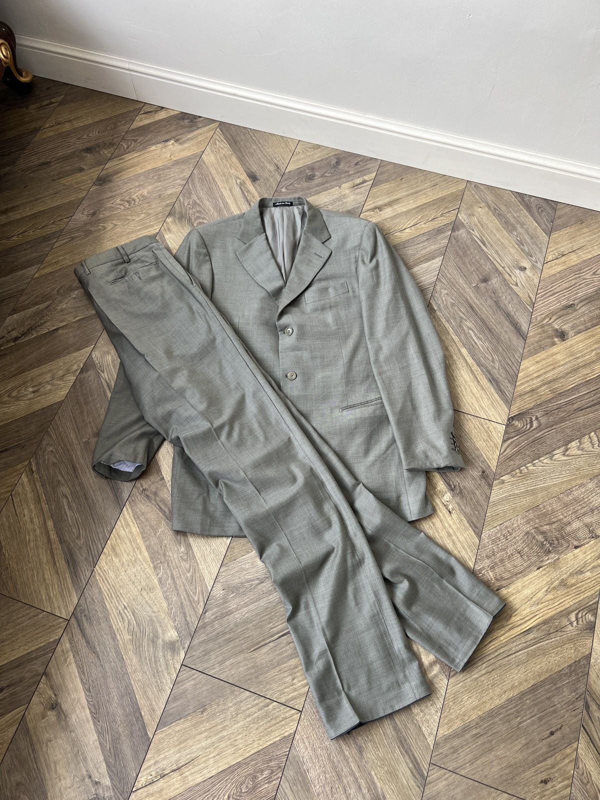 Pal Zileri Vintage Pal Zileri Classic Two Piece Gray Suit Size 54R - 1 Thumbnail