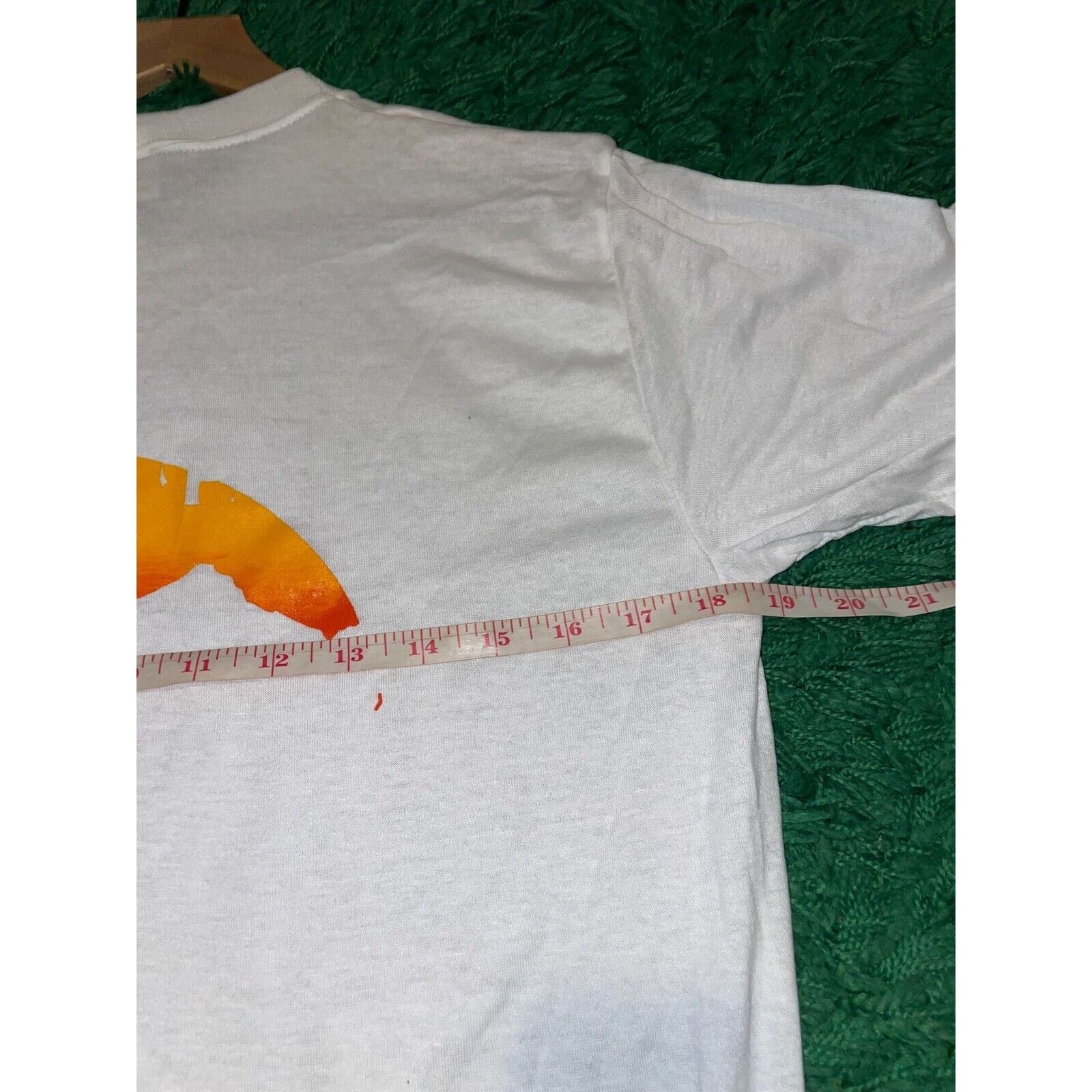 Vintage Vintage White Long Sleeve Shirt Test Print Tee 80s VTG Size US M / EU 48-50 / 2 - 11 Thumbnail