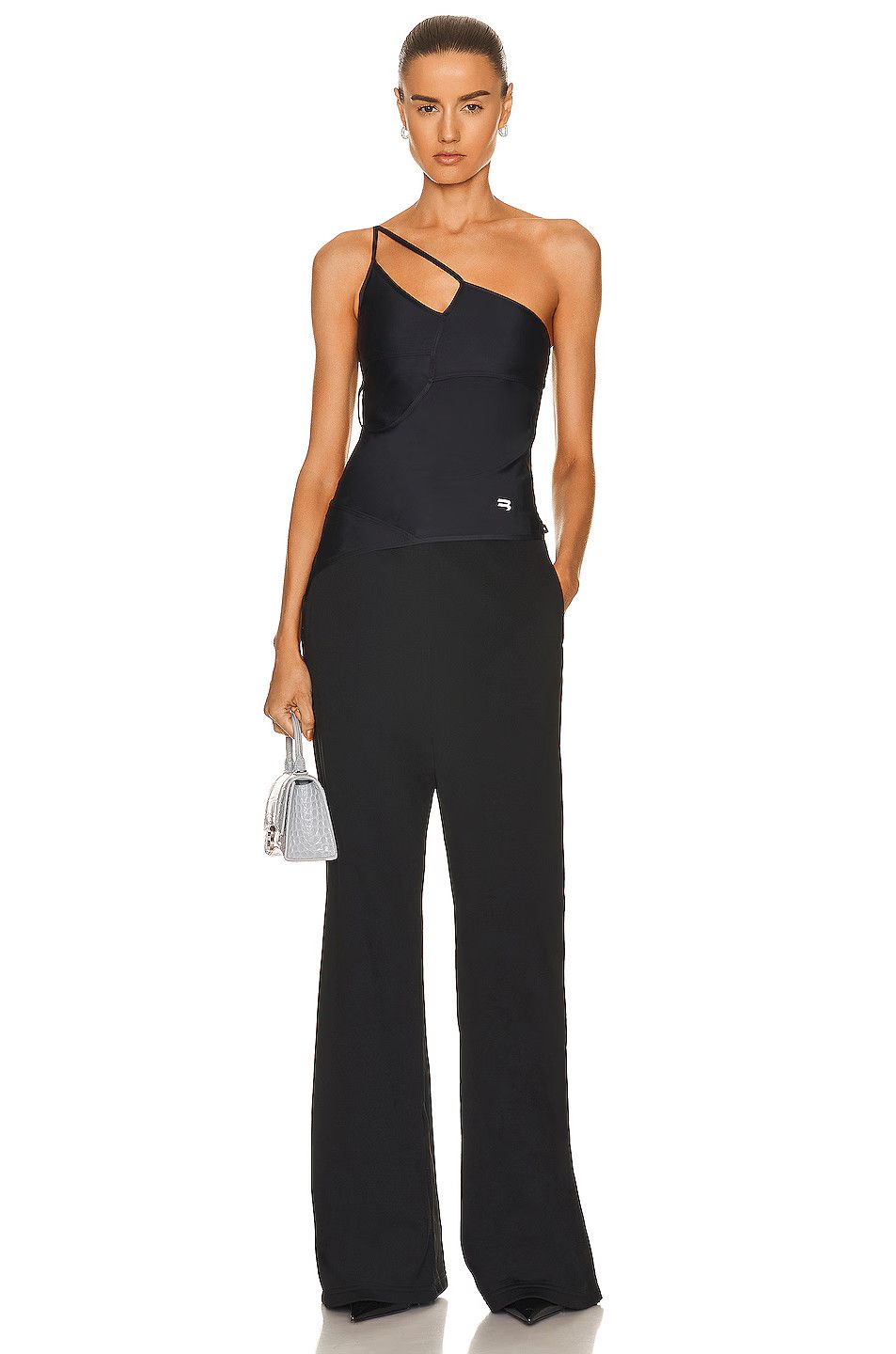 Balenciaga o1y0625 Bodycon Mini Dress in Black Size M / US 6-8 / IT 42-44 - 5 Thumbnail