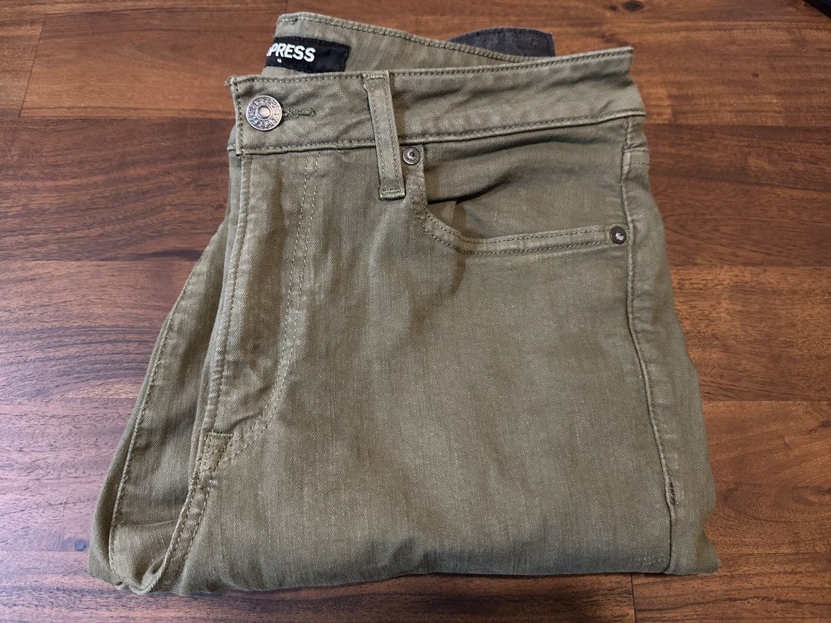 Express Green Mens Express Jeans Size US 33 - 4 Thumbnail