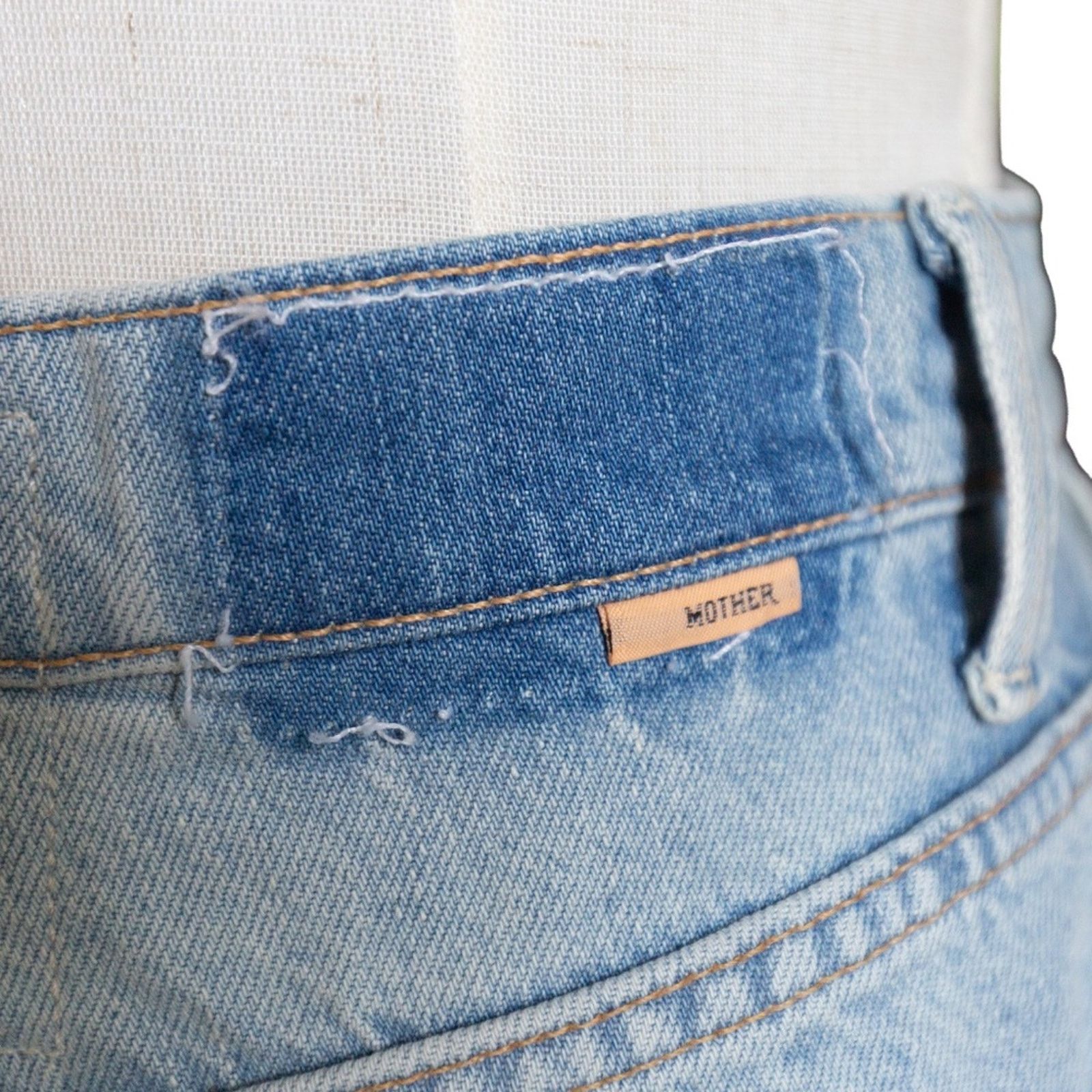 MOTHER MOTHER The Quartet Breaker Skimp Jeans - Sz 25 ($258 Retail) Size 25" / US 0 / IT 36 - 9 Thumbnail