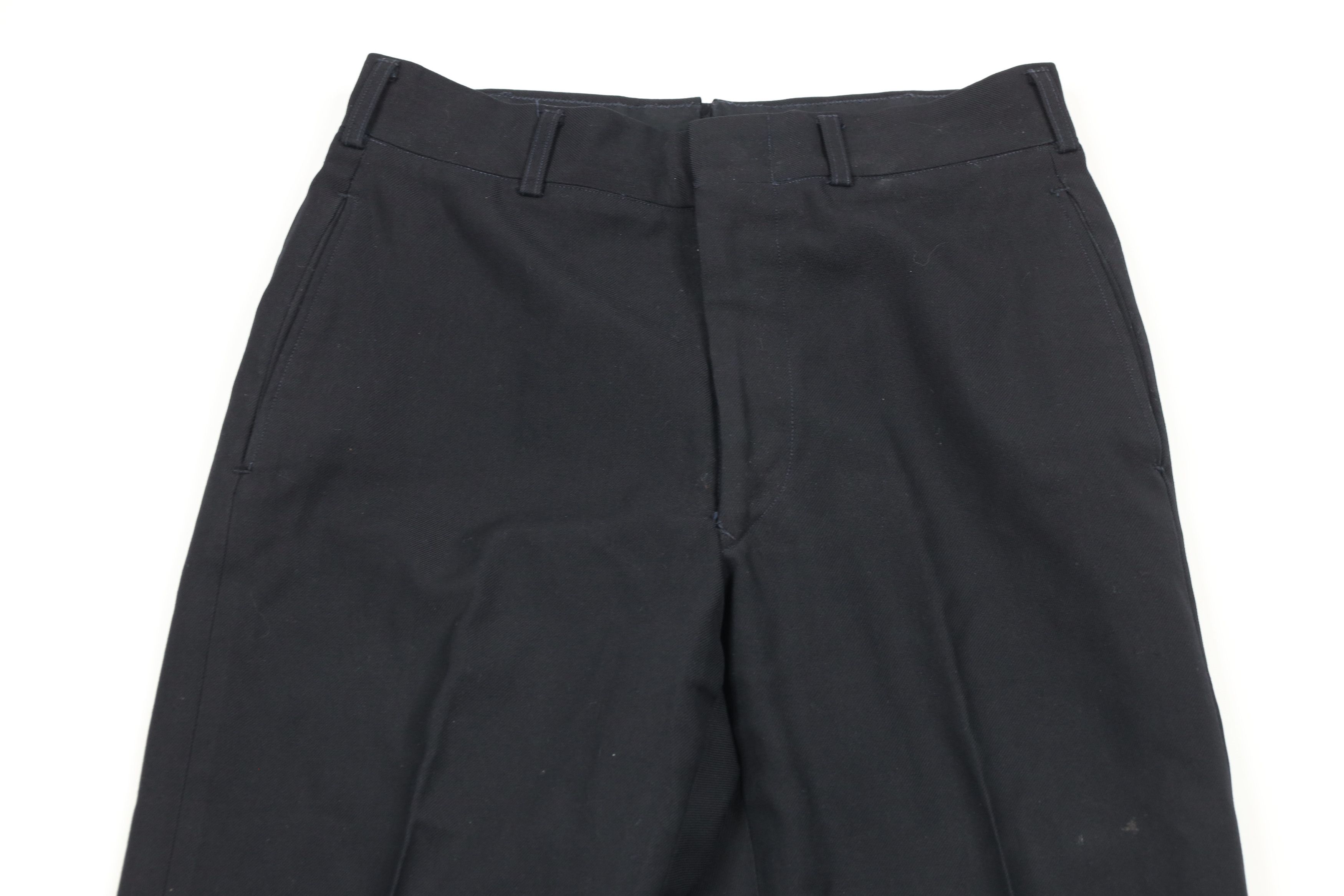 Vintage Vintage 50s Korean War Wool Blend Military Pants Black USA Size US 29 - 2 Thumbnail
