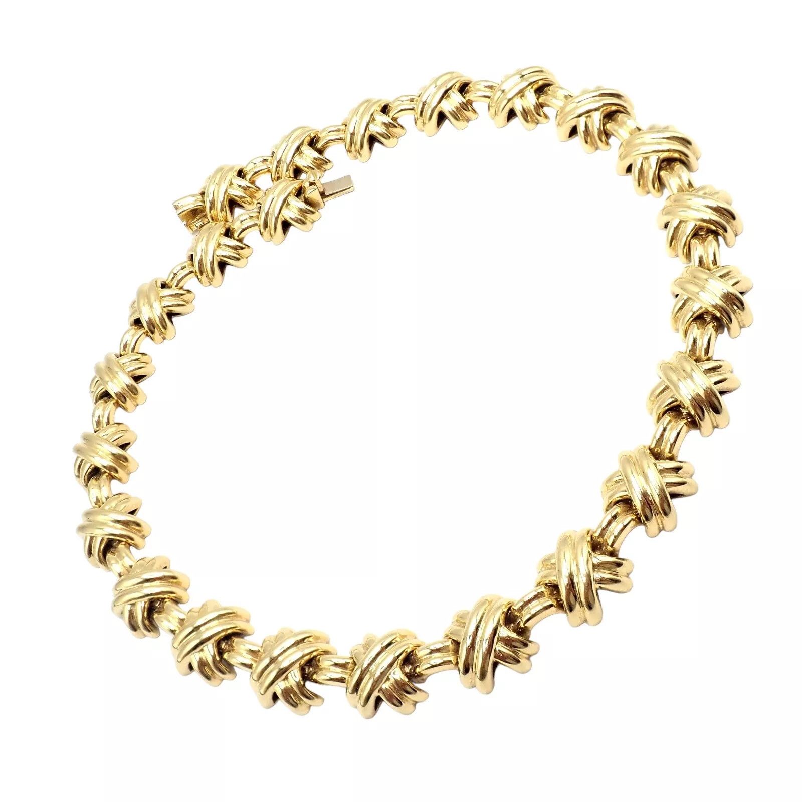 Tiffany & Co. Tiffany & Co. 18k Gold Large X Classic Signature Necklace Size ONE SIZE - 12 Thumbnail