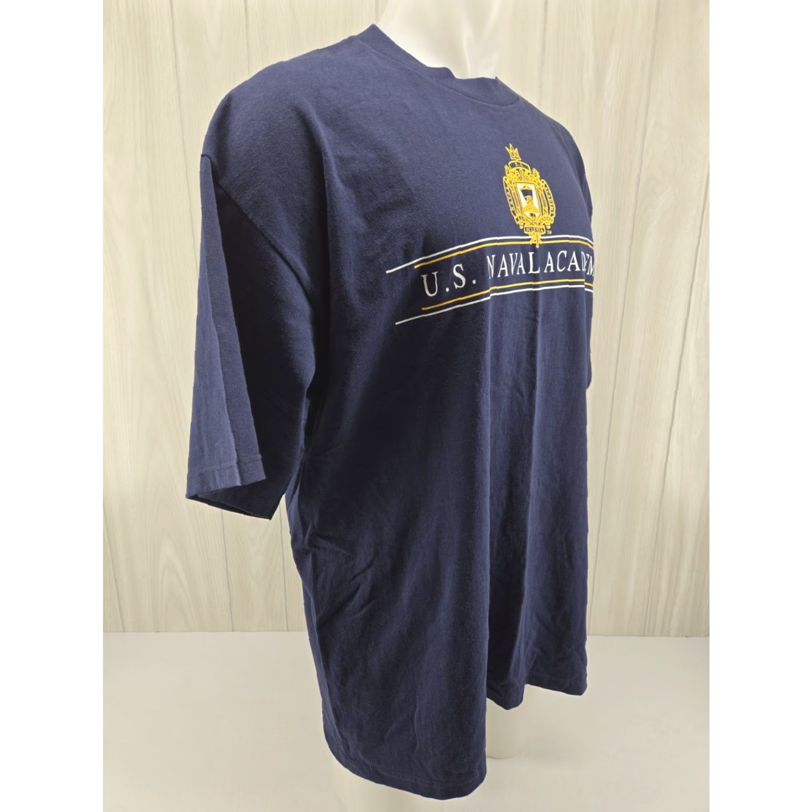 Jansport VINTAGE Jansport US Naval Academy Shirt Mens XL Blue Graphic Spellout 90s Size US XL / EU 56 / 4 - 6 Thumbnail