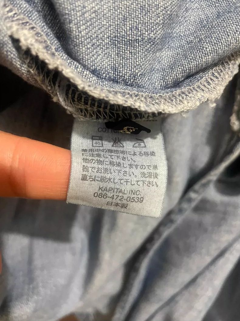 Kapital Vintage Kapital Denim Dress in Blue-2506 Size 22" - 8 Thumbnail